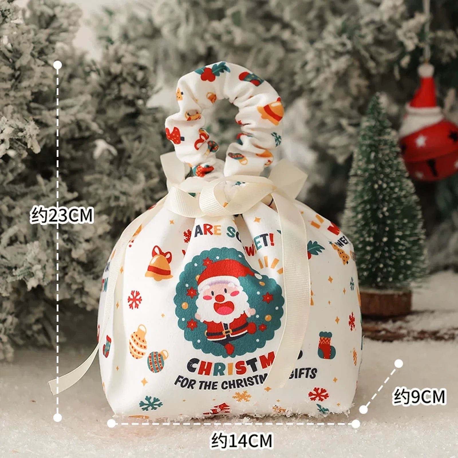 Plush Christmas Gift Bags and Mini Carry Bags – product view