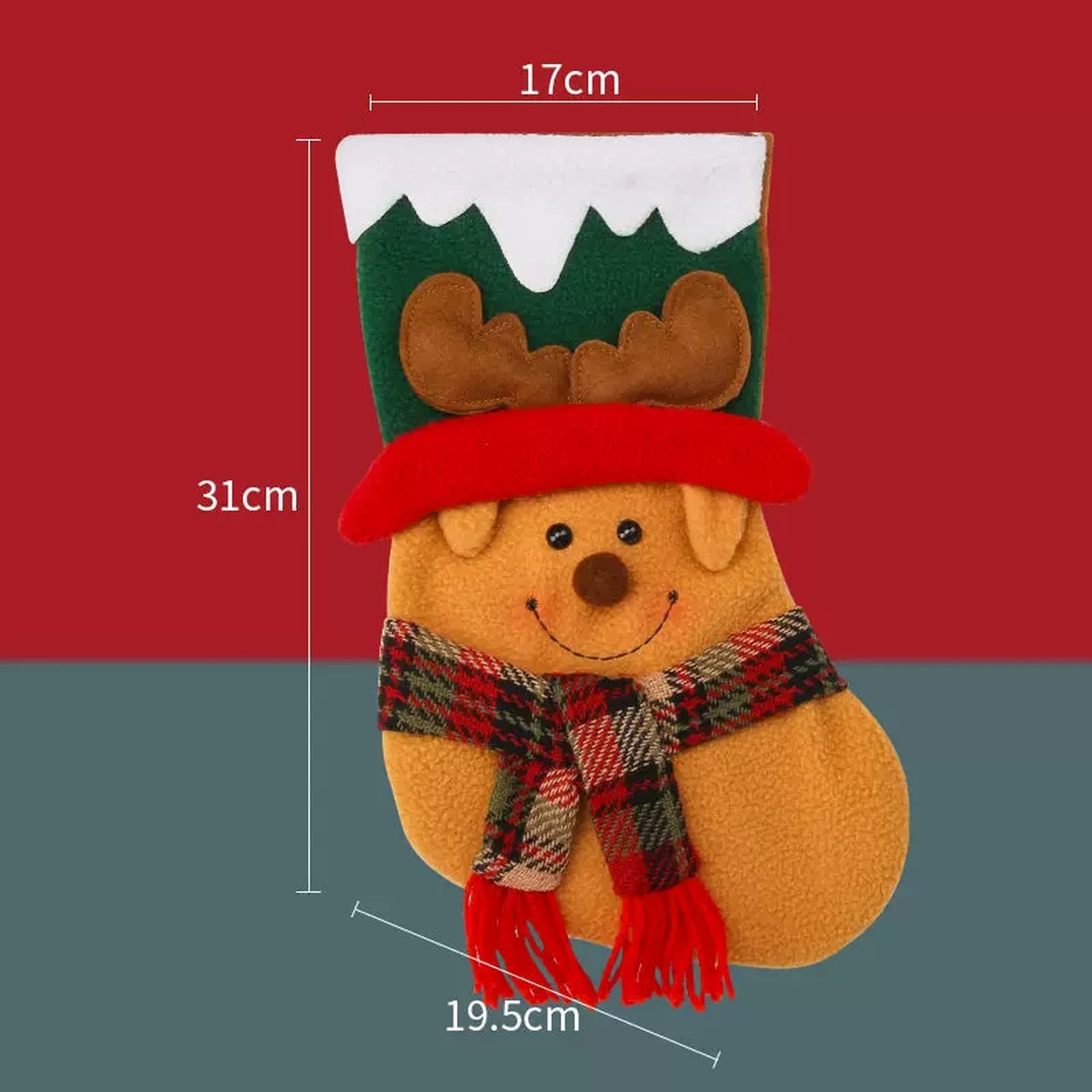 Plush Christmas Gift Sacks and Stockings – product view