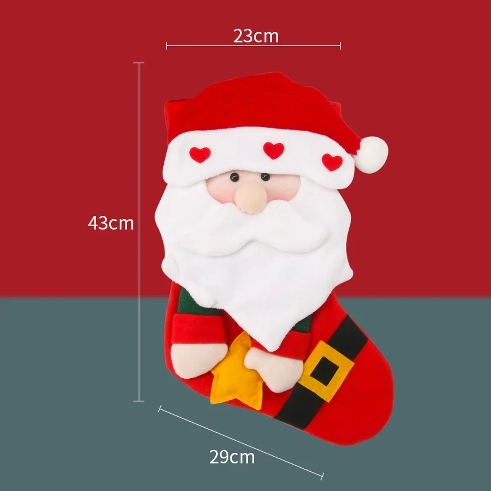 Plush Christmas Gift Sacks and Stockings – product view