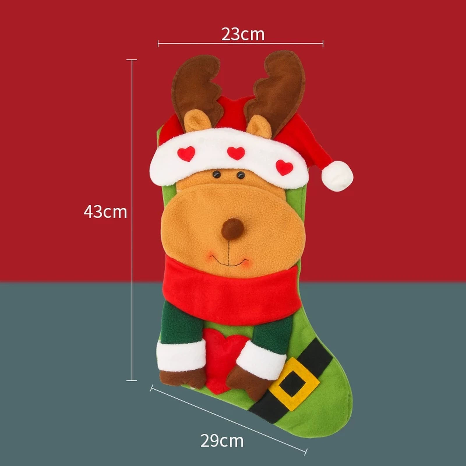 Plush Christmas Gift Sacks and Stockings – product view