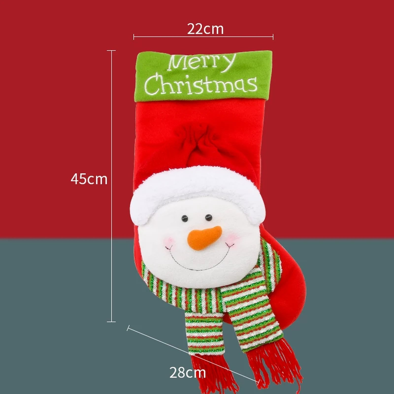 Plush Christmas Gift Sacks and Stockings – product view