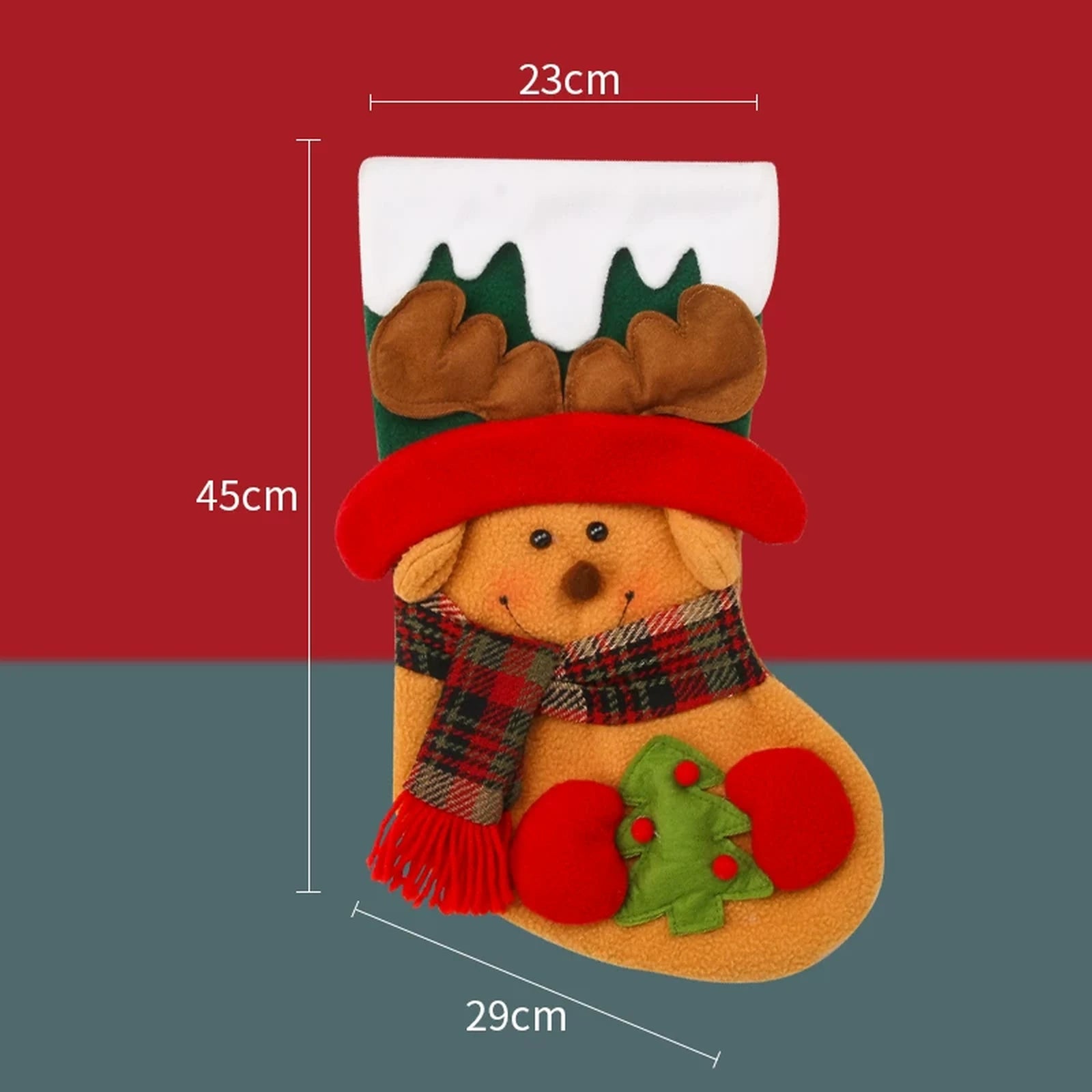 Plush Christmas Gift Sacks and Stockings – product view