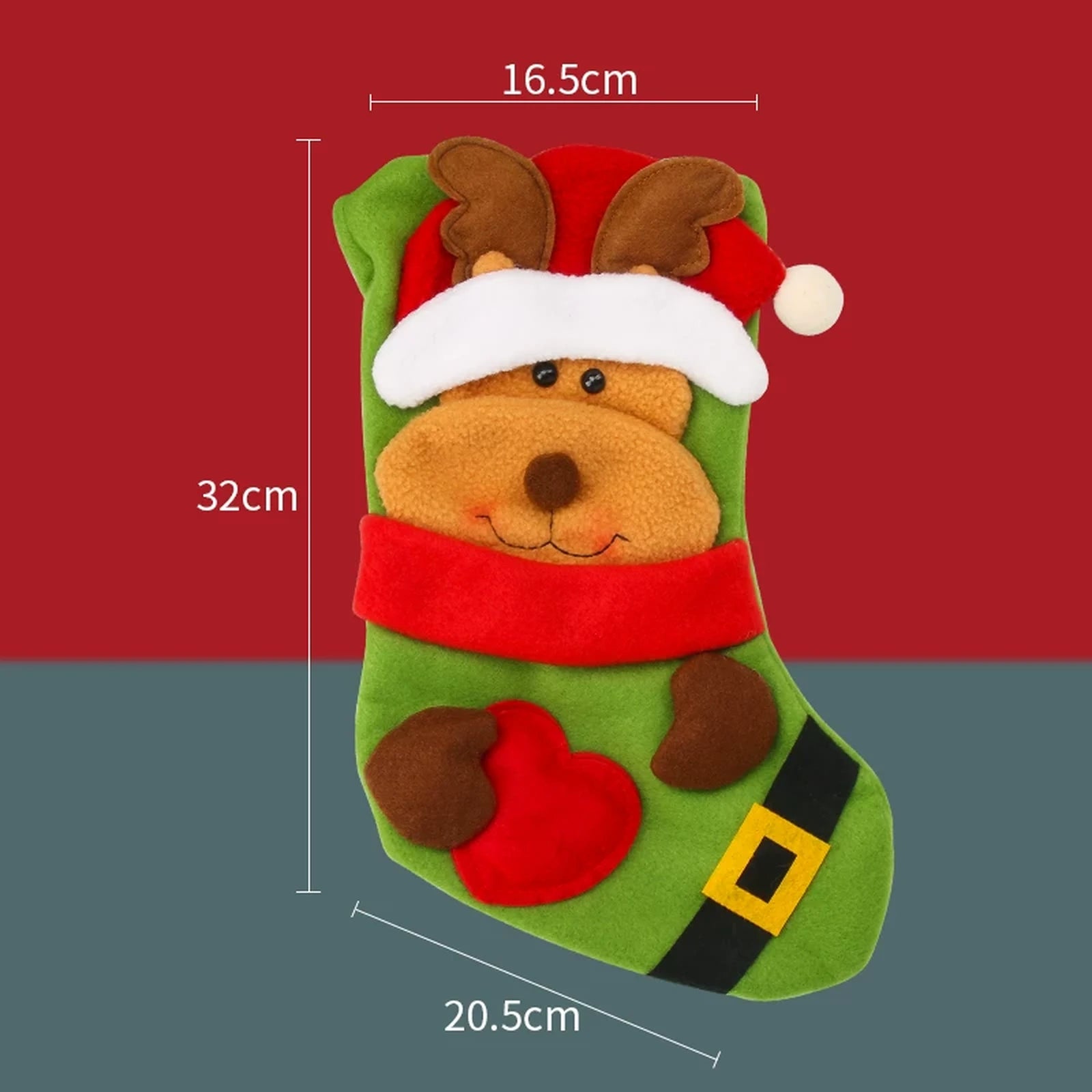 Plush Christmas Gift Sacks and Stockings – product view