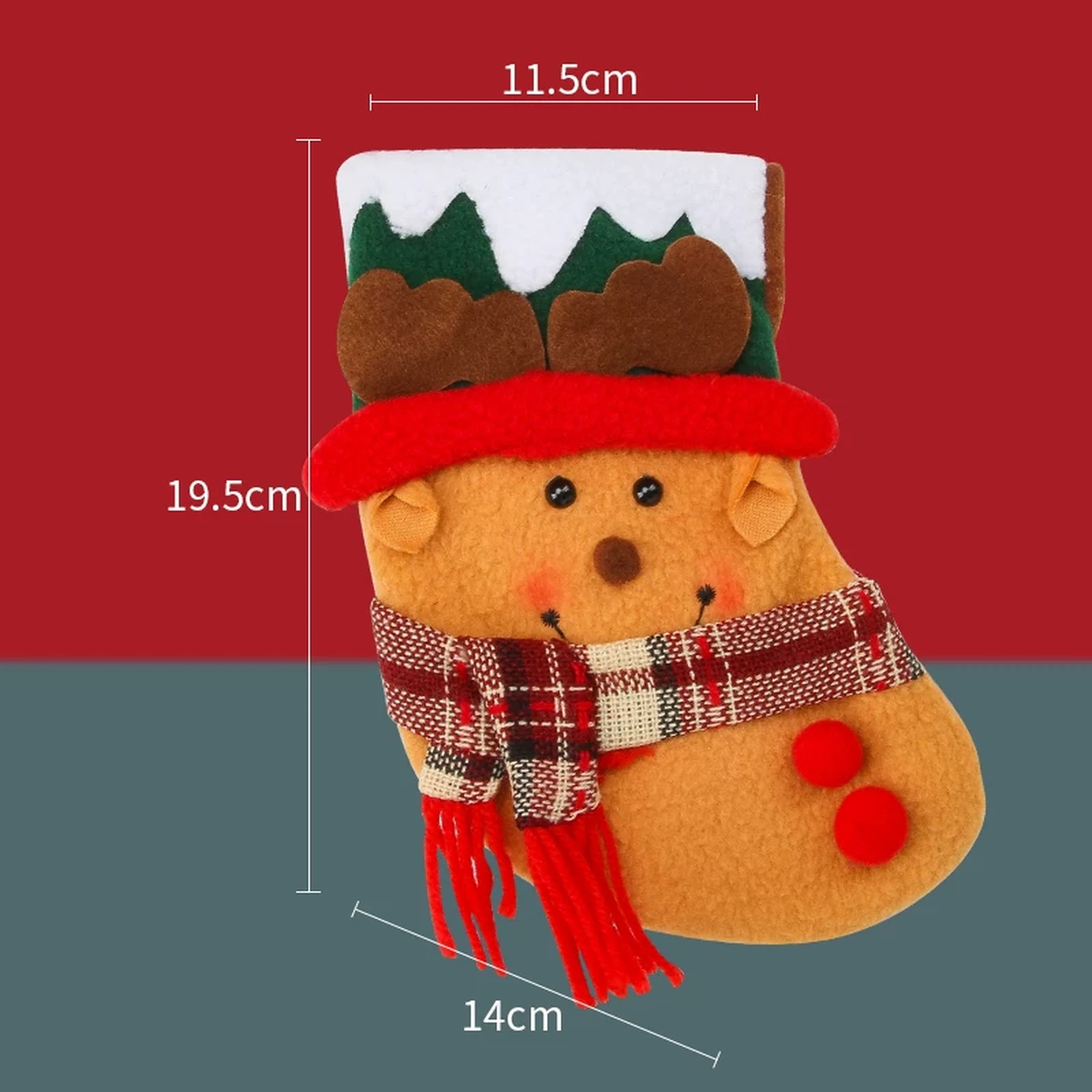 Plush Christmas Gift Sacks and Stockings – product view