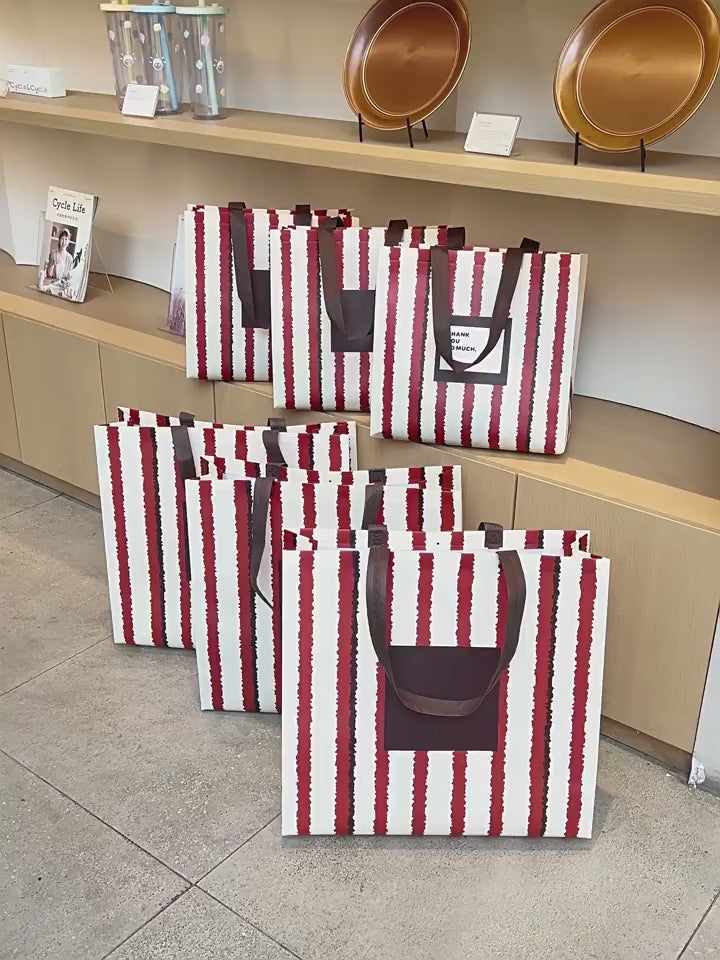 Laminated Non-Woven Tote Bags — 1 Style product video 1