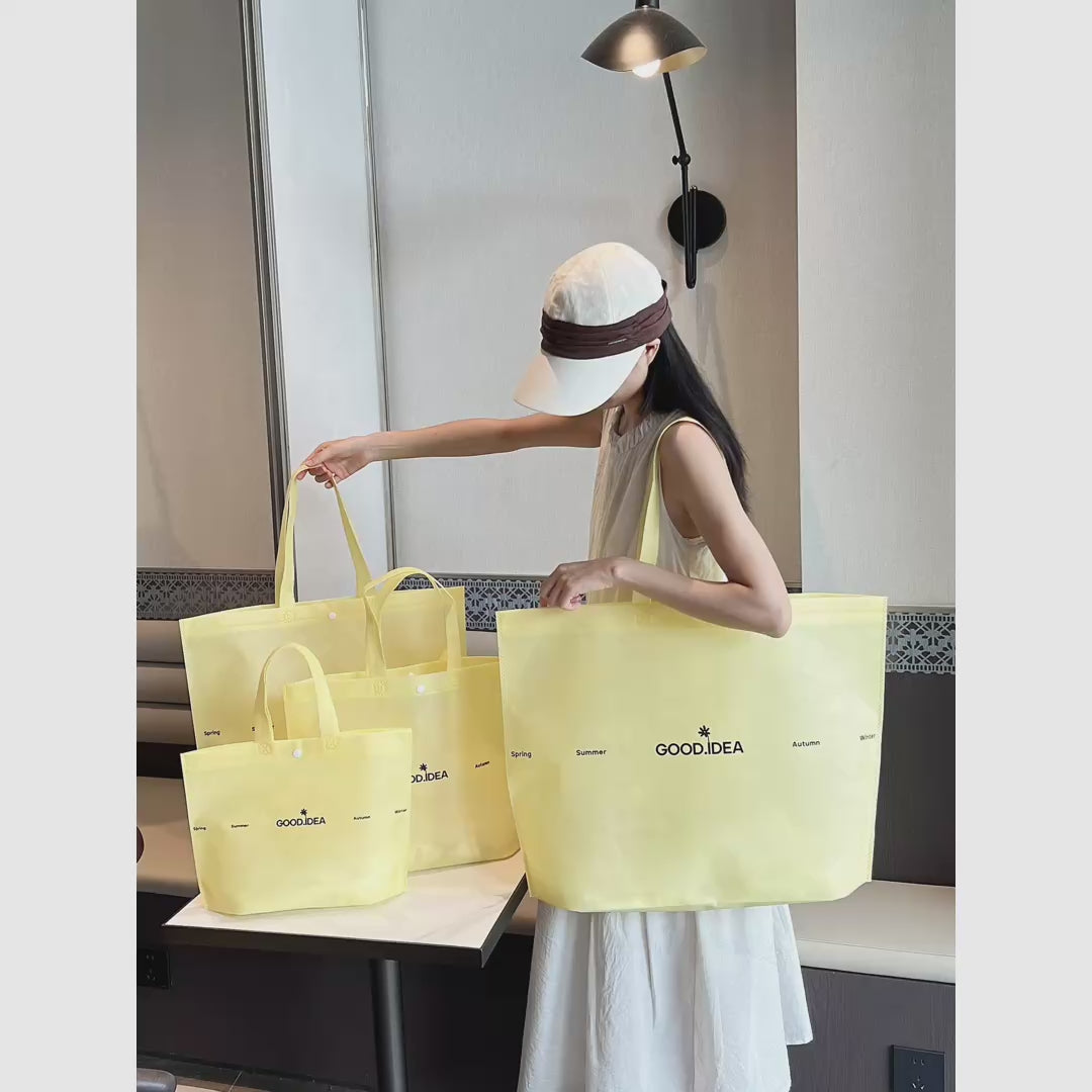 Boutique Non-Woven Tote Bags — 15 Styles product video 1