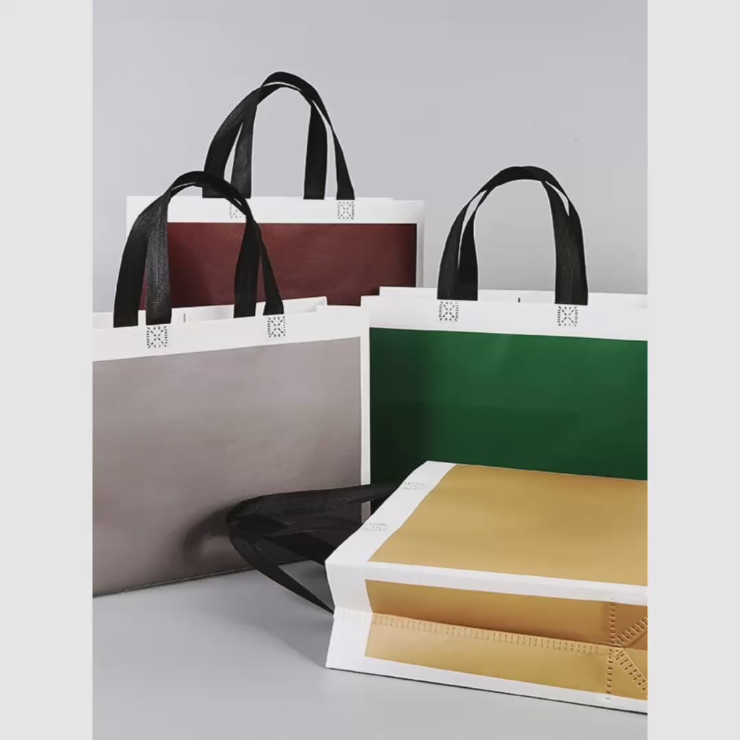 Minimalist Non-Woven Tote Bags — 14 Styles product video 1