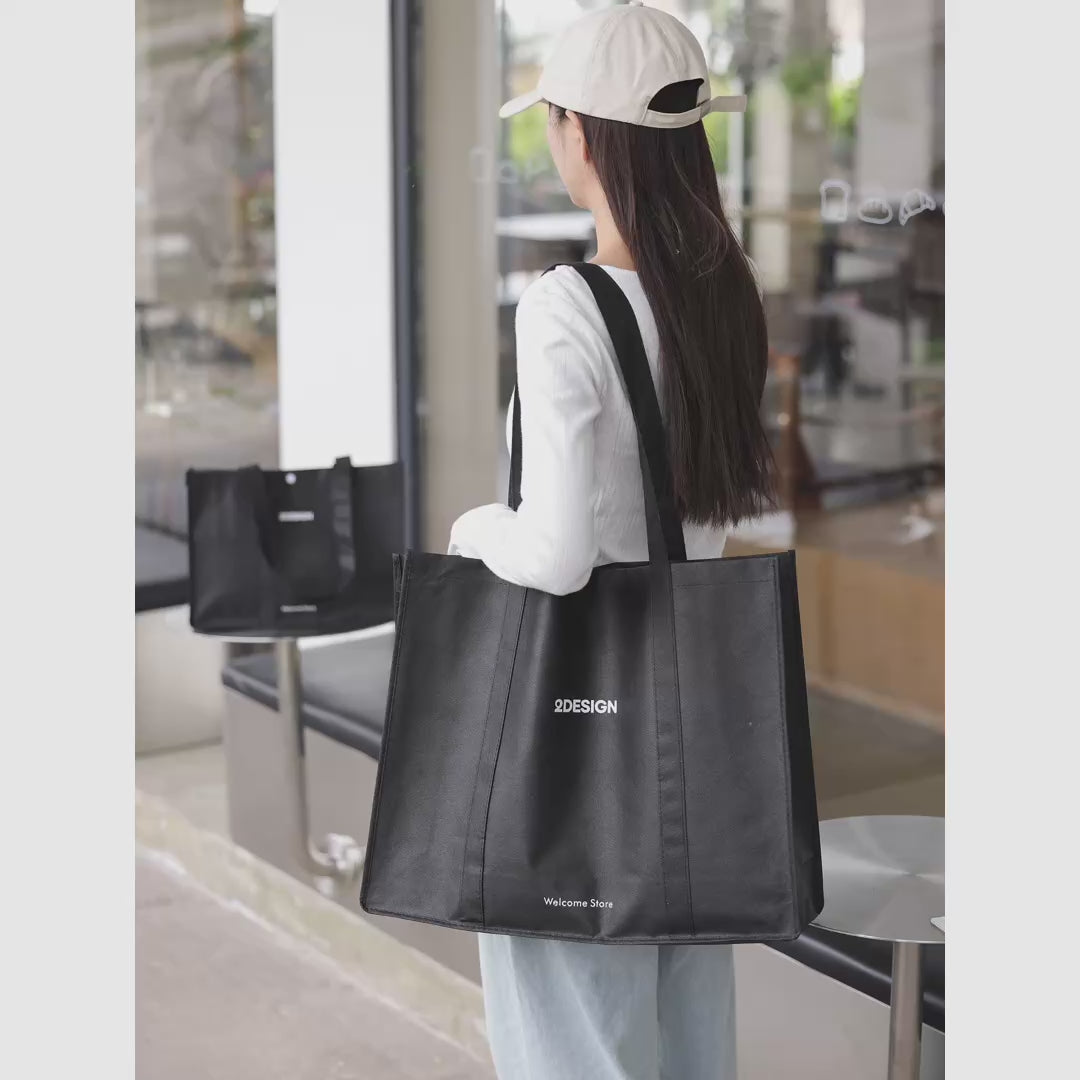 Stitched Non-Woven Tote Bags — 6 Styles product video 1