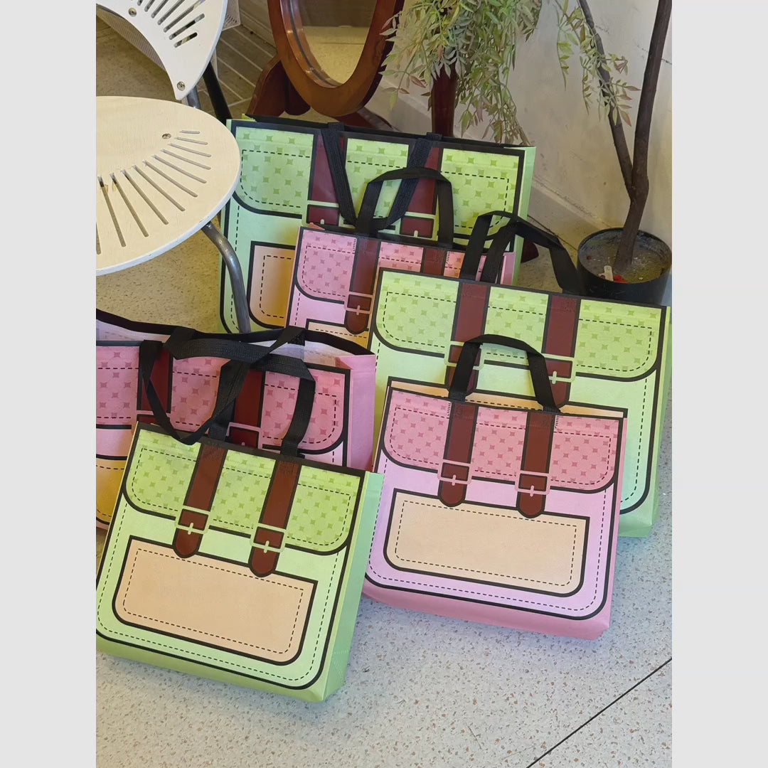 Boutique Non-Woven Tote Bags — 2 Styles product video 1
