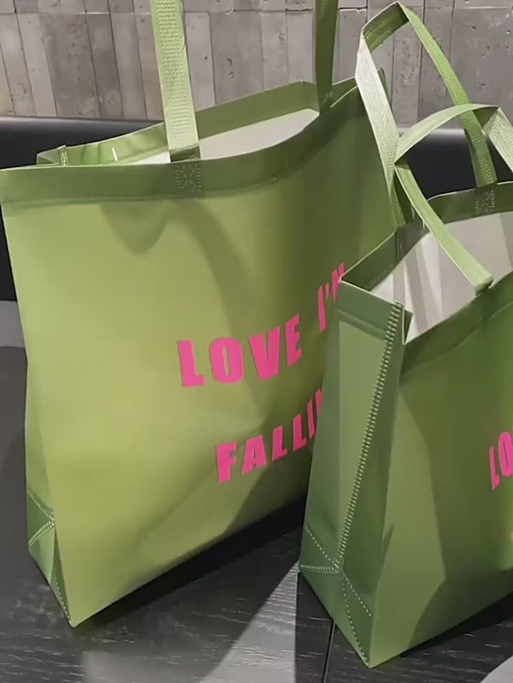 Laminated Non-Woven Tote Bags — 1 Style product video 1