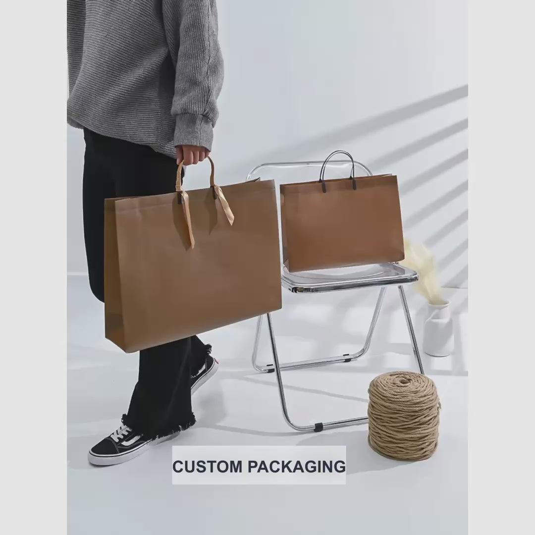 Laminated Non-Woven Tote Bags — 2 Styles product video 1