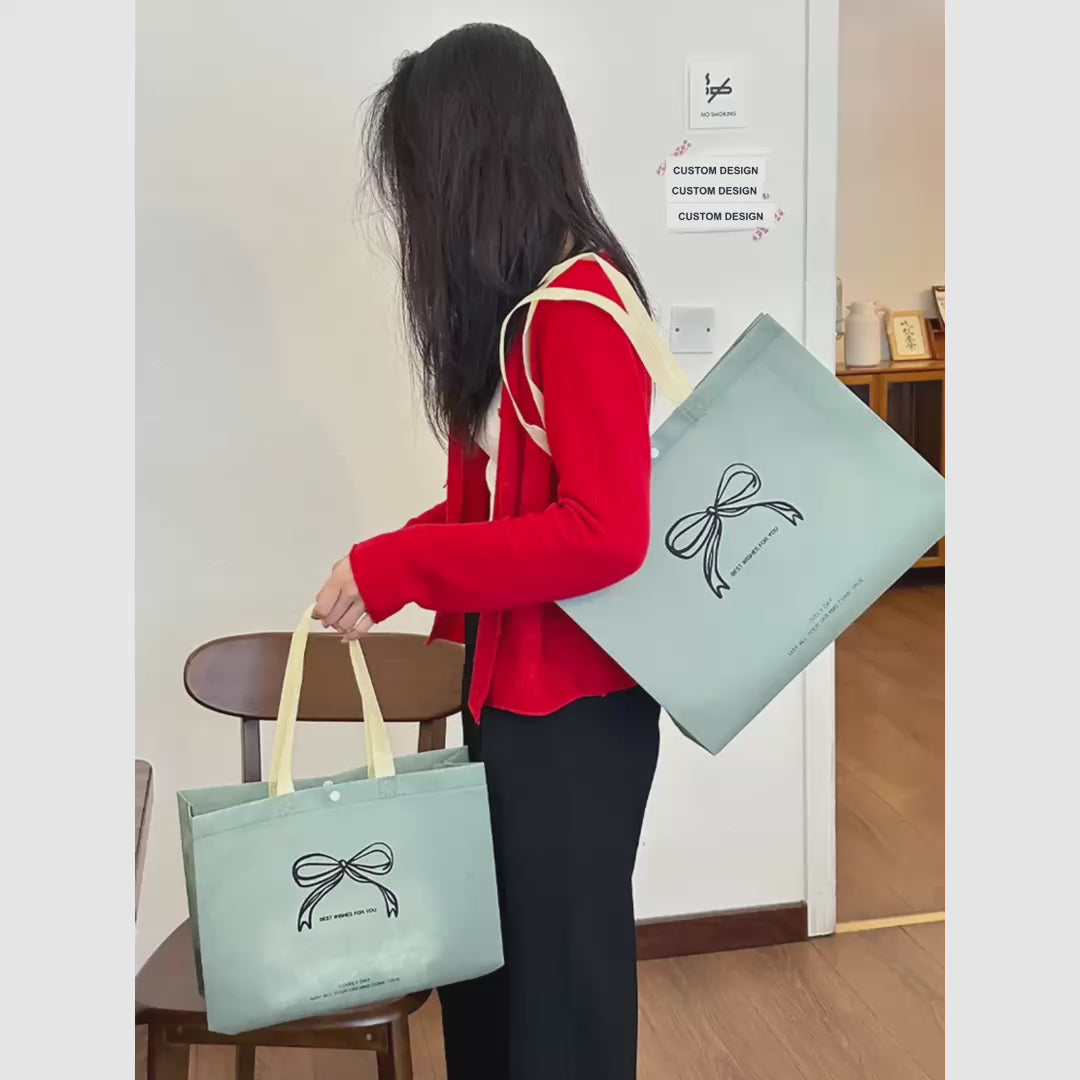 Large-Capacity Non-Woven Tote Bags — 8 Styles product video 1