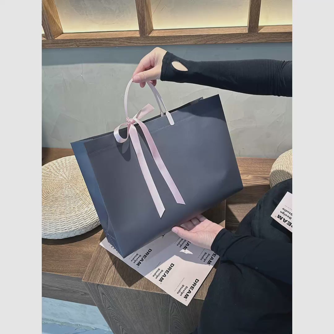 Laminated Non-Woven Tote Bags — 1 Style product video 1