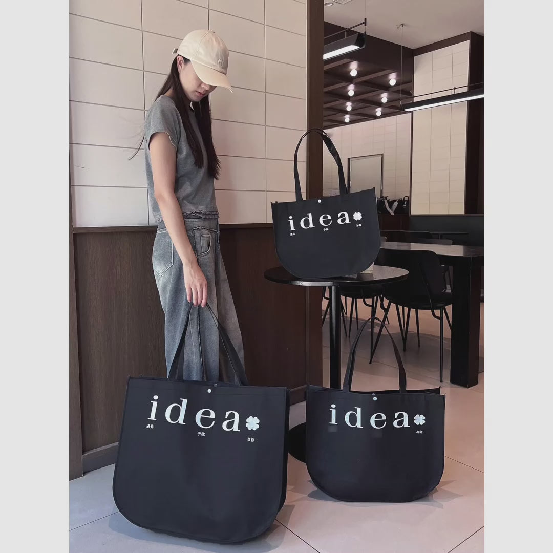 Crescent Stitched Non-Woven Tote Bags — 2 Styles product video 1