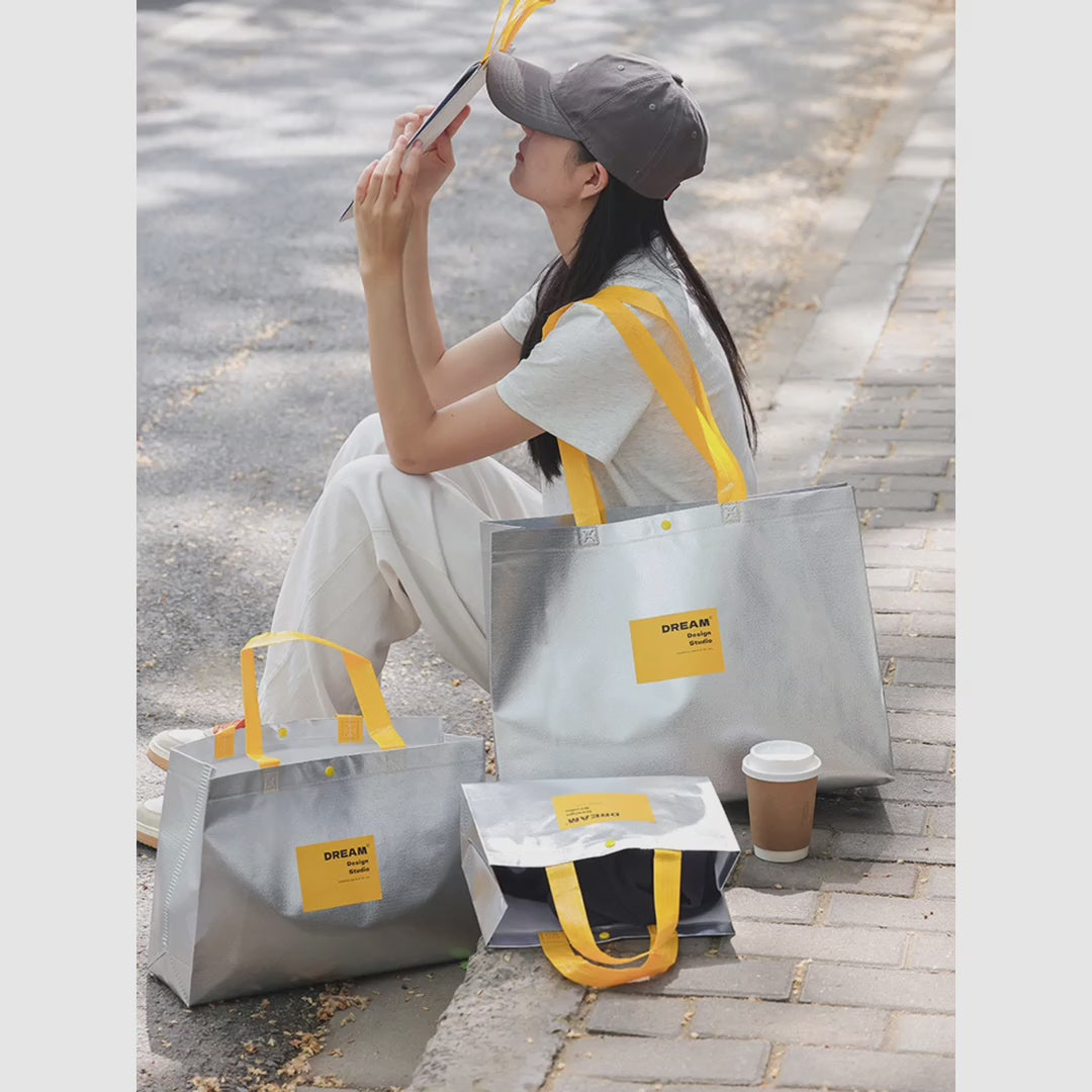 Laminated Non-Woven Tote Bags — 3 Styles product video 1
