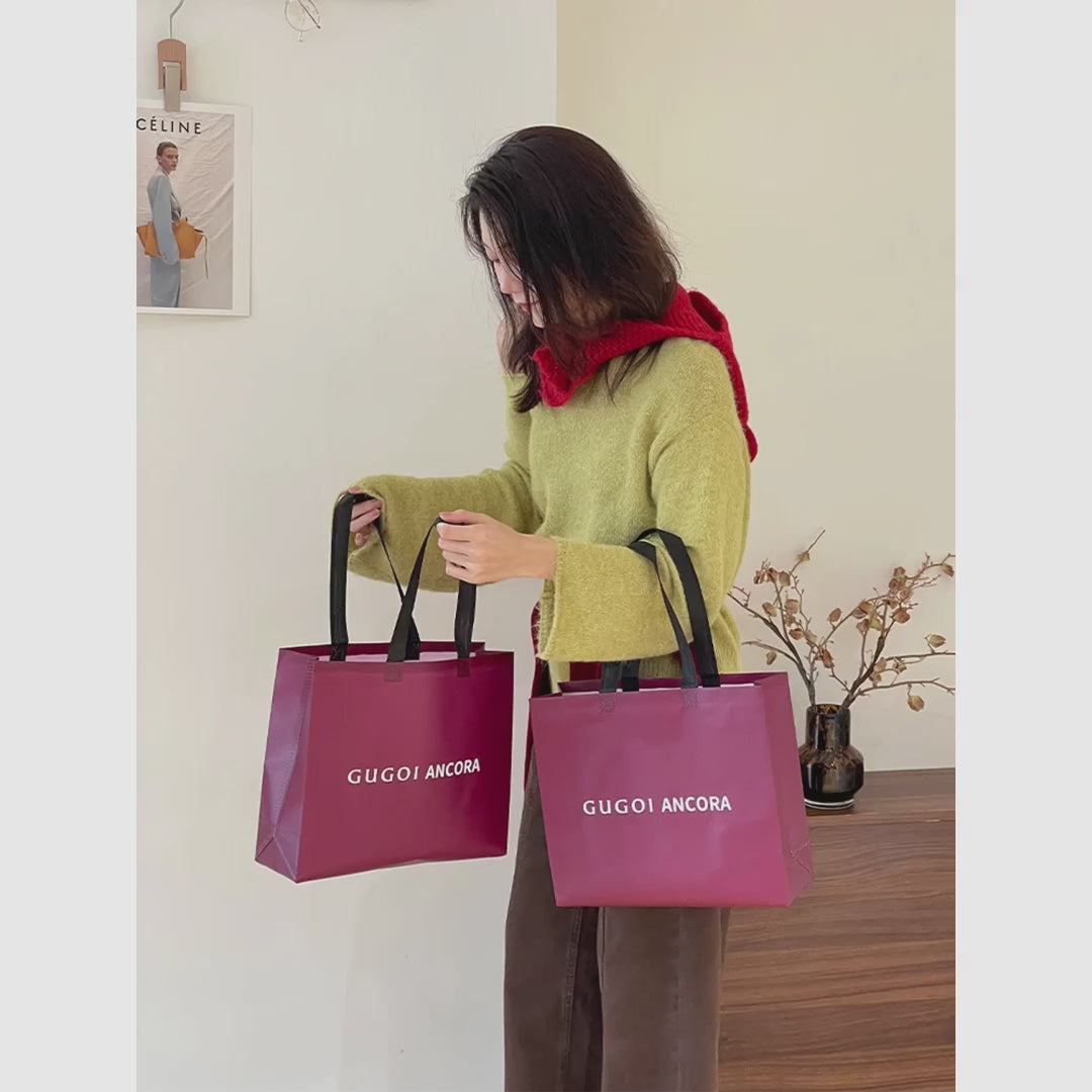 Laminated Non-Woven Tote Bags — 2 Styles product video 1