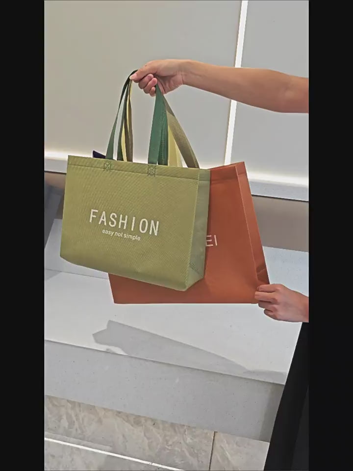 Colored Non-Woven Tote Bags — 6 Options product video 1