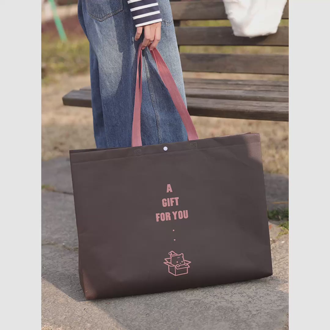 Boutique Non-Woven Tote Bags — 5 Styles product video 1