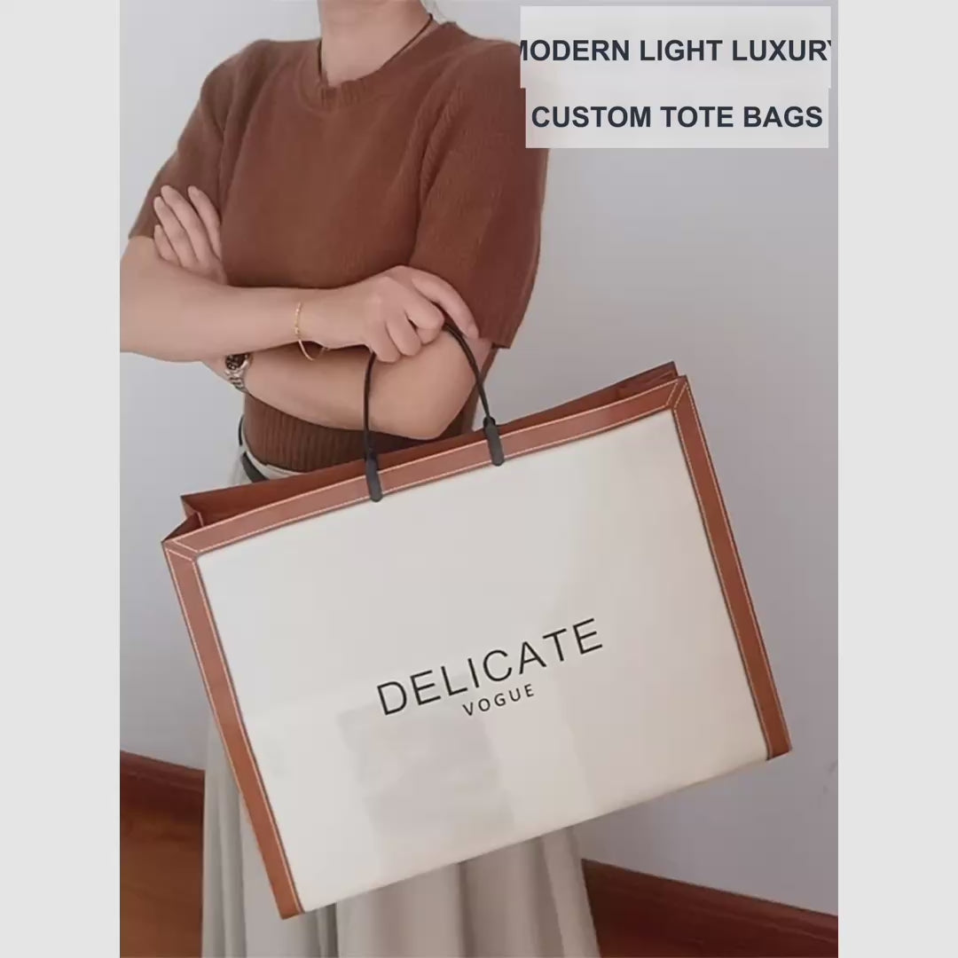 Boutique Non-Woven Tote Bags — 4 Styles product video 1