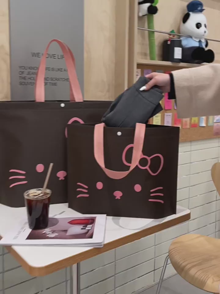 Custom non-woven tote bags product video