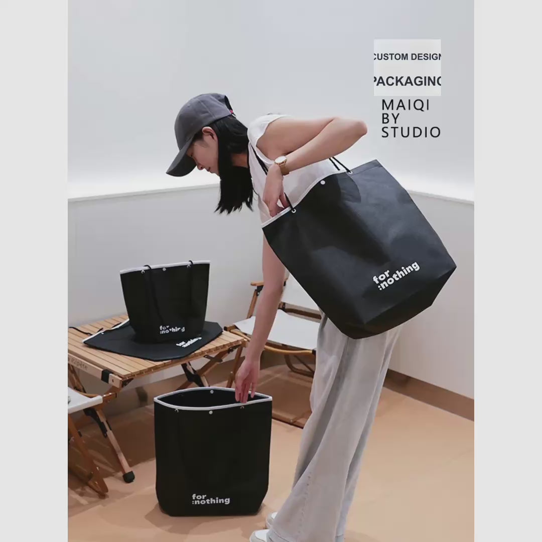 Large-Capacity Non-Woven Garment Packaging Bags — 8 Styles product video 1