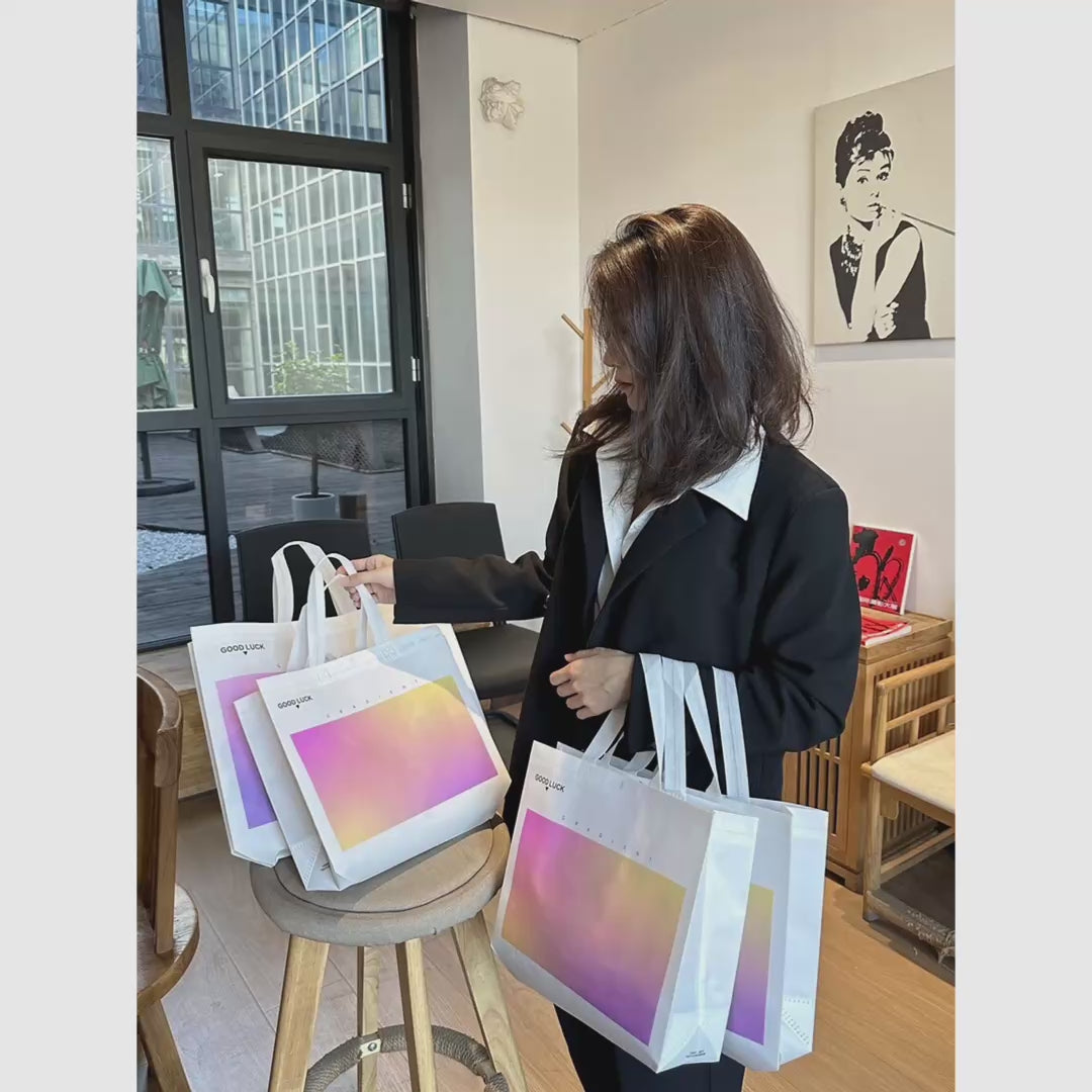 Boutique Non-Woven Tote Bags — 2 Styles product video 1