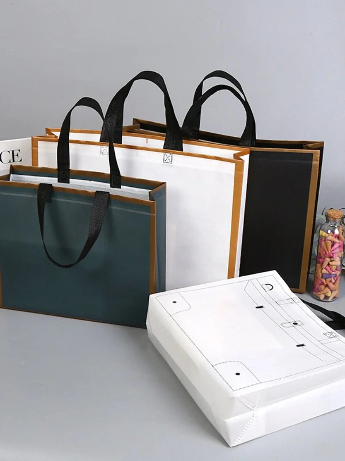 Printed Laminated Non-Woven Tote Bags — 20 Designs product view 4
