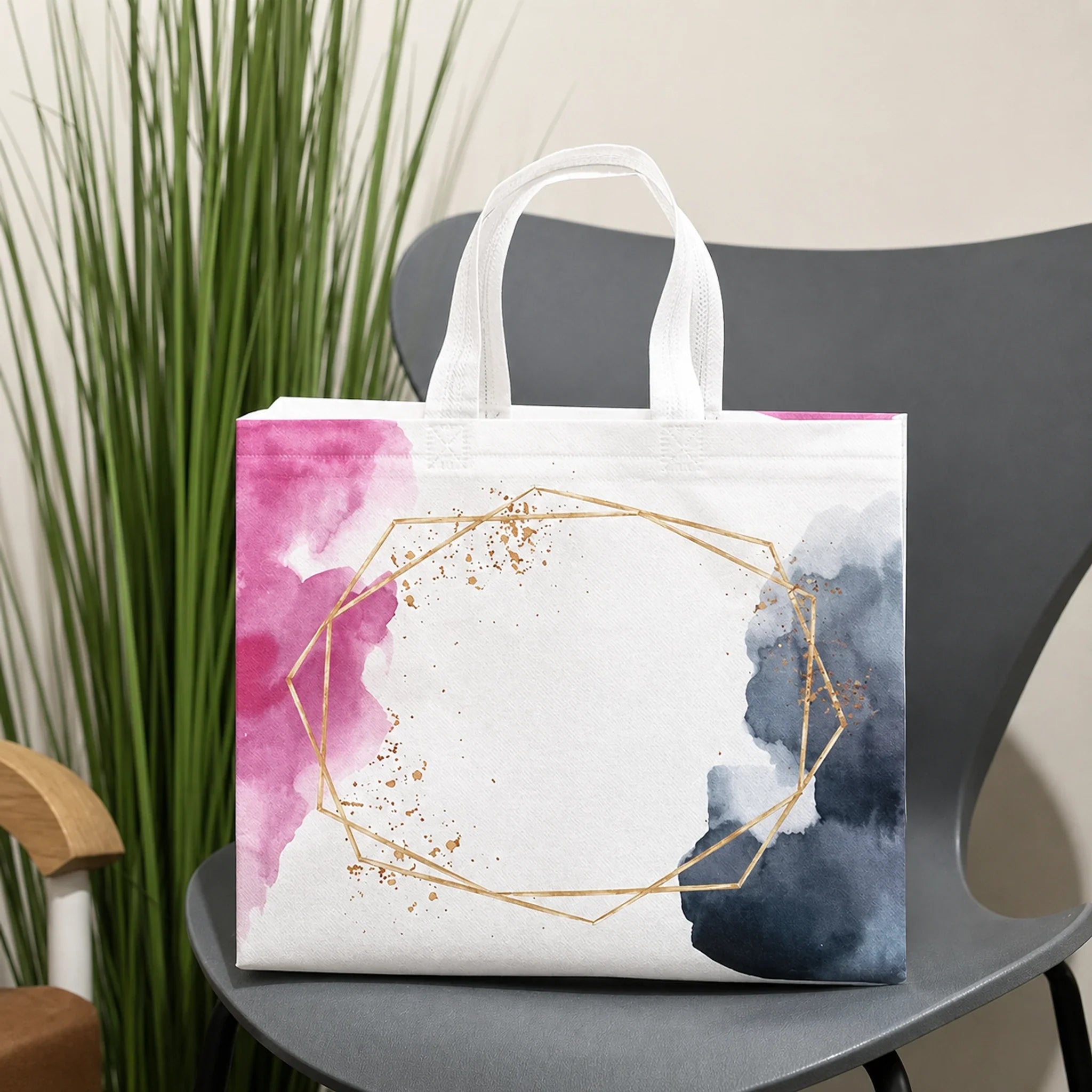 Good Fortune Print printed laminated non-woven tote bags — 30 designs