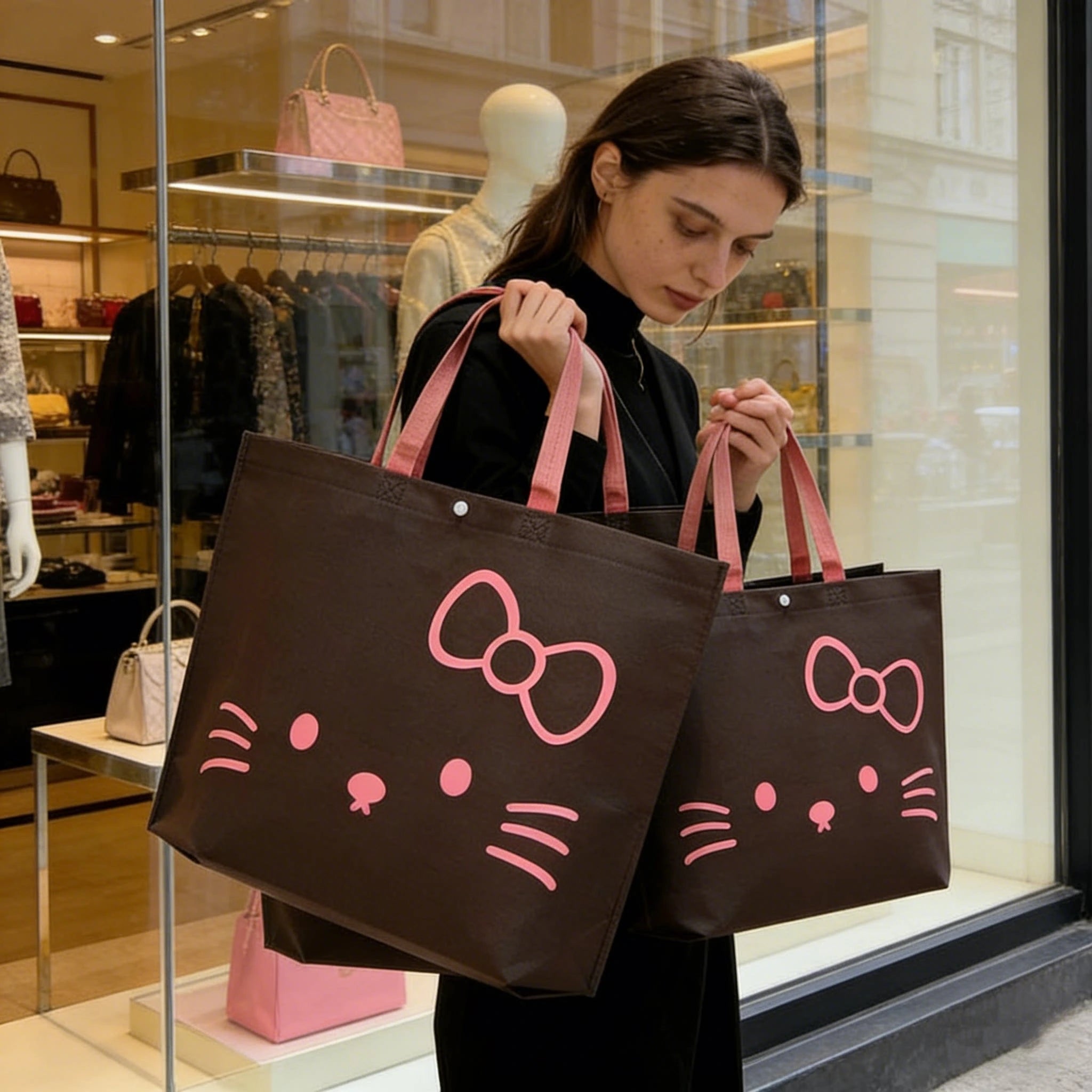 Printed Non-Woven Tote Bags — 15 Styles product view 1