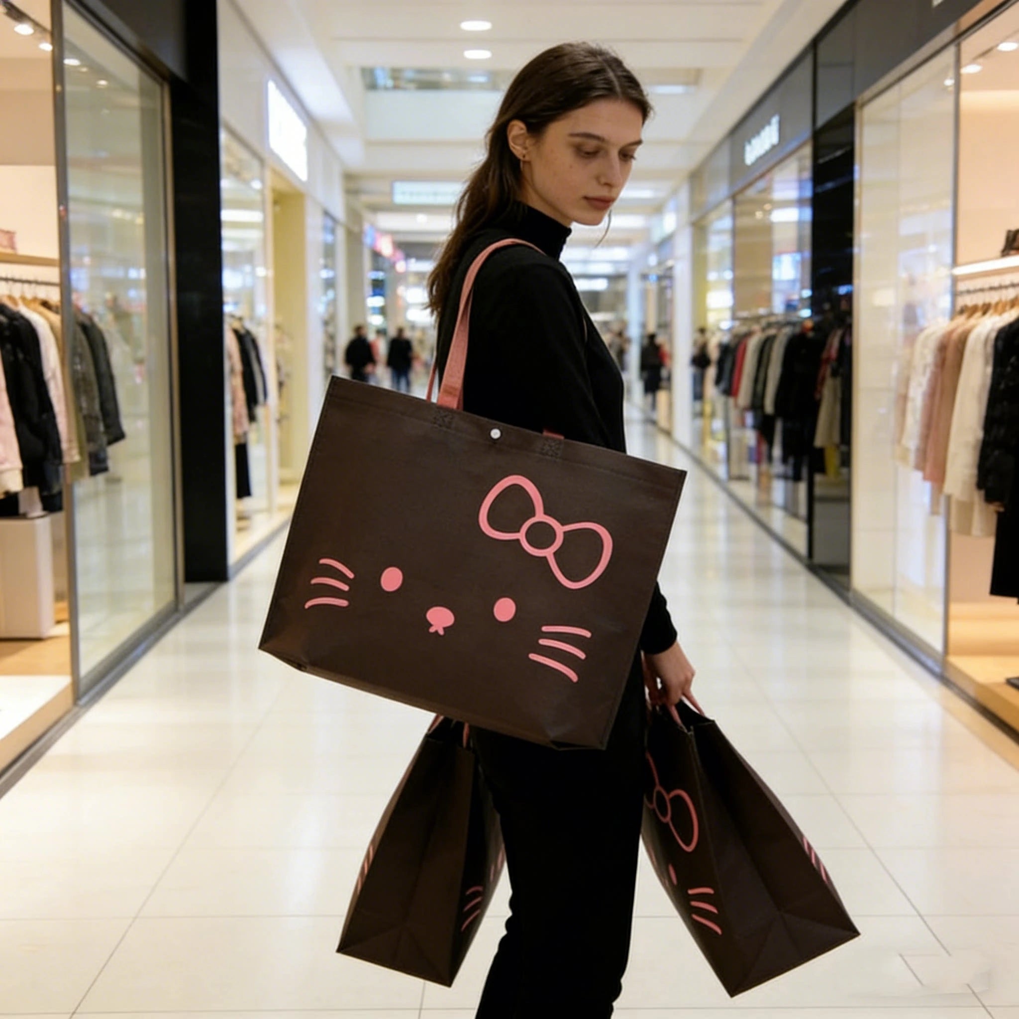 Printed Non-Woven Tote Bags — 15 Styles product view 3
