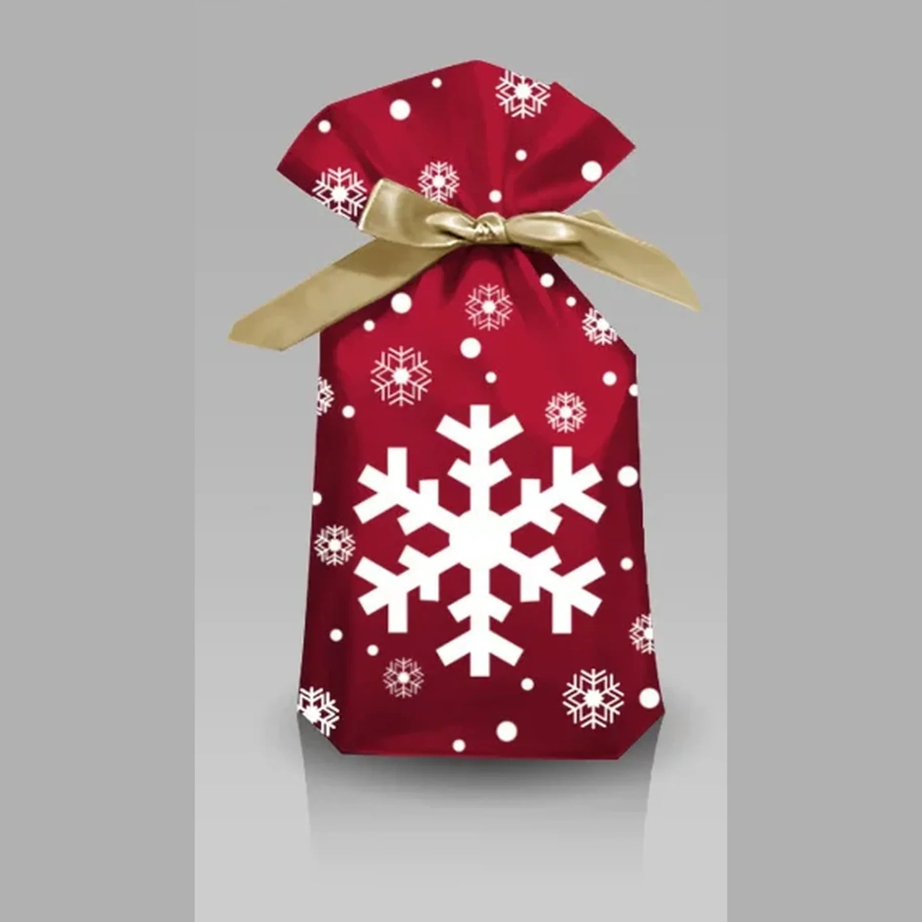 Ribbon-Closure Christmas Gift Bags – selected style