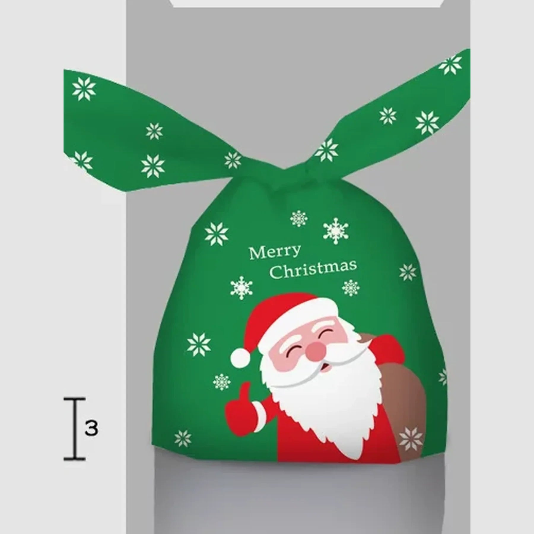 Ribbon-Closure Christmas Gift Bags – selected style