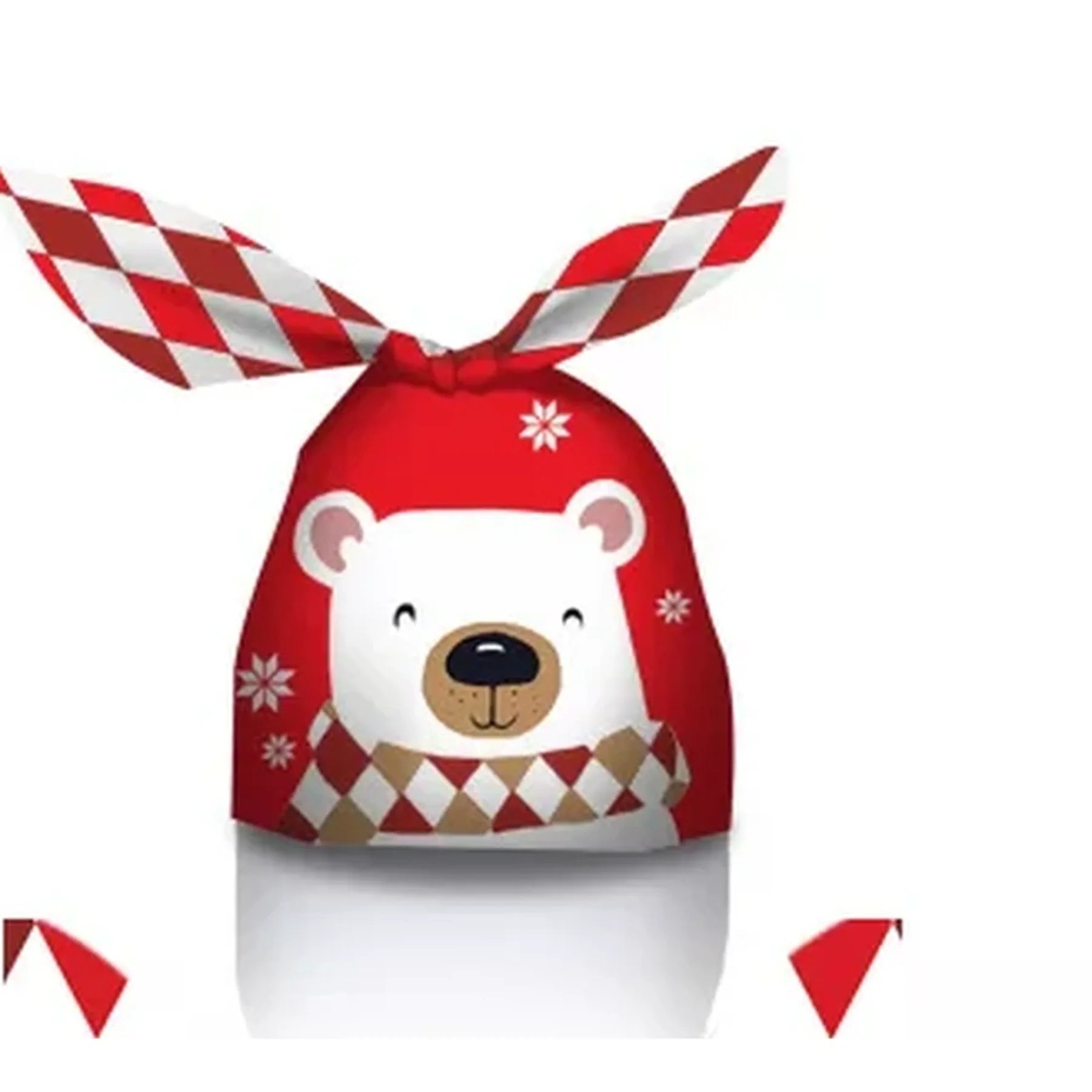 Ribbon-Closure Christmas Gift Bags – selected style