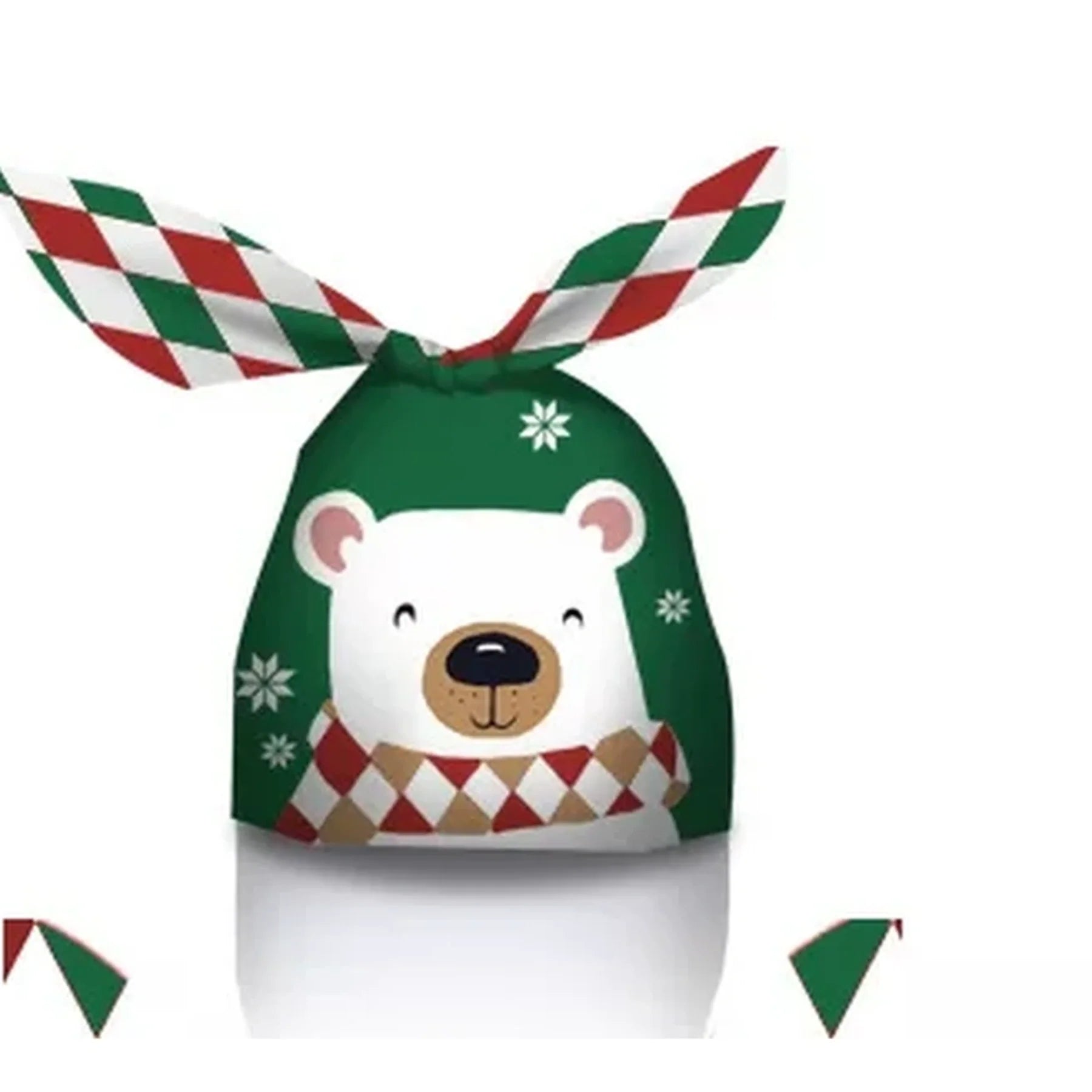 Ribbon-Closure Christmas Gift Bags – selected style