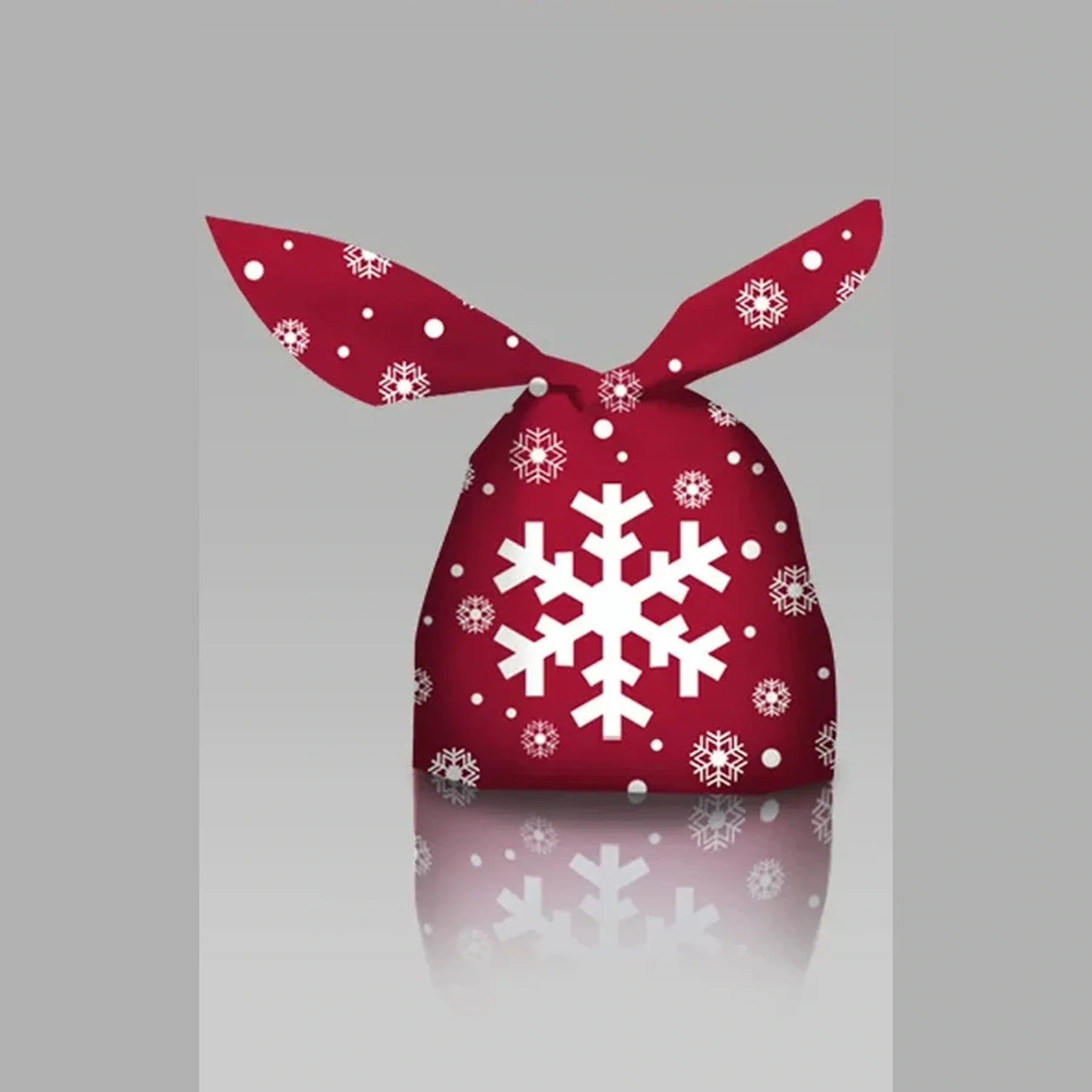 Ribbon-Closure Christmas Gift Bags – selected style