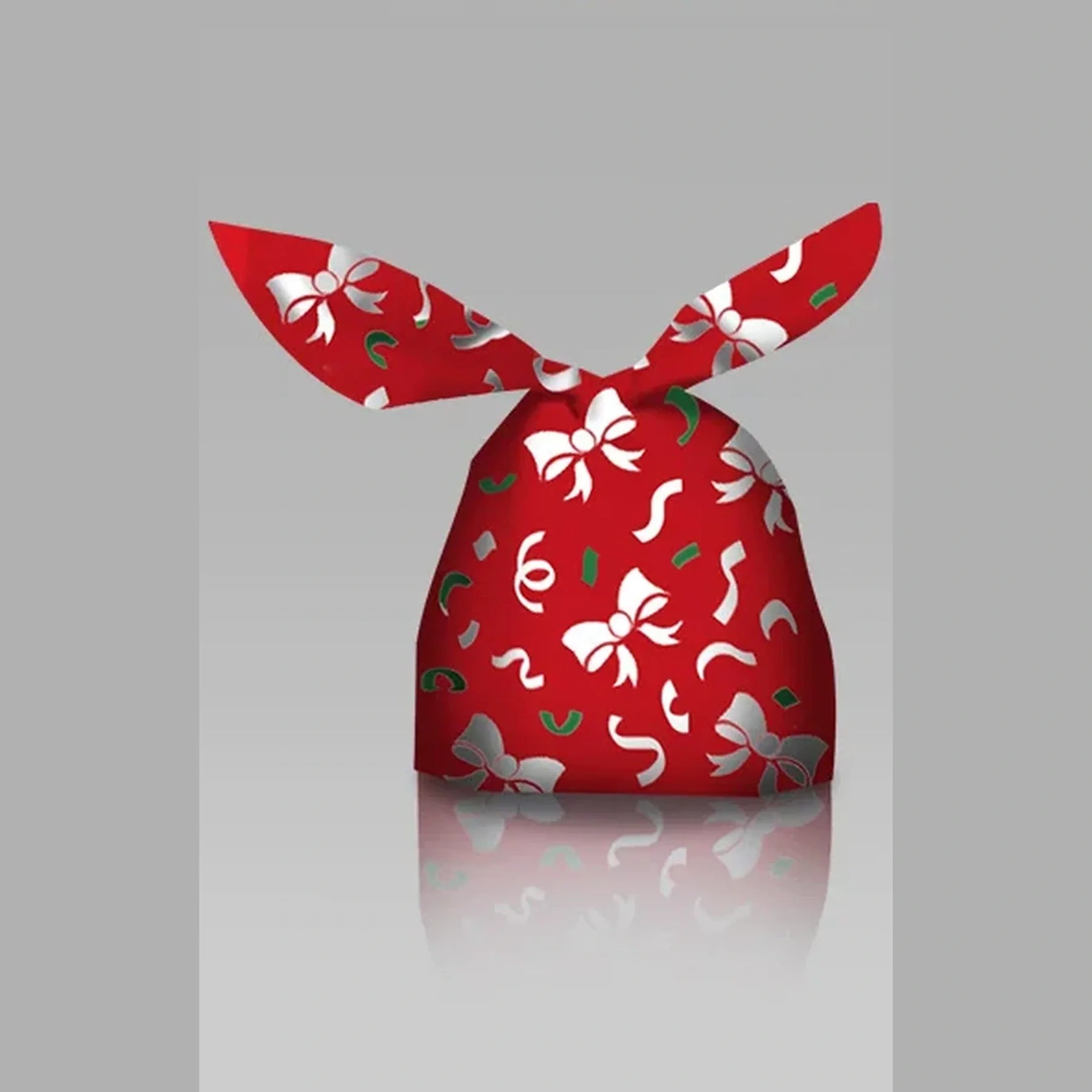 Ribbon-Closure Christmas Gift Bags – selected style