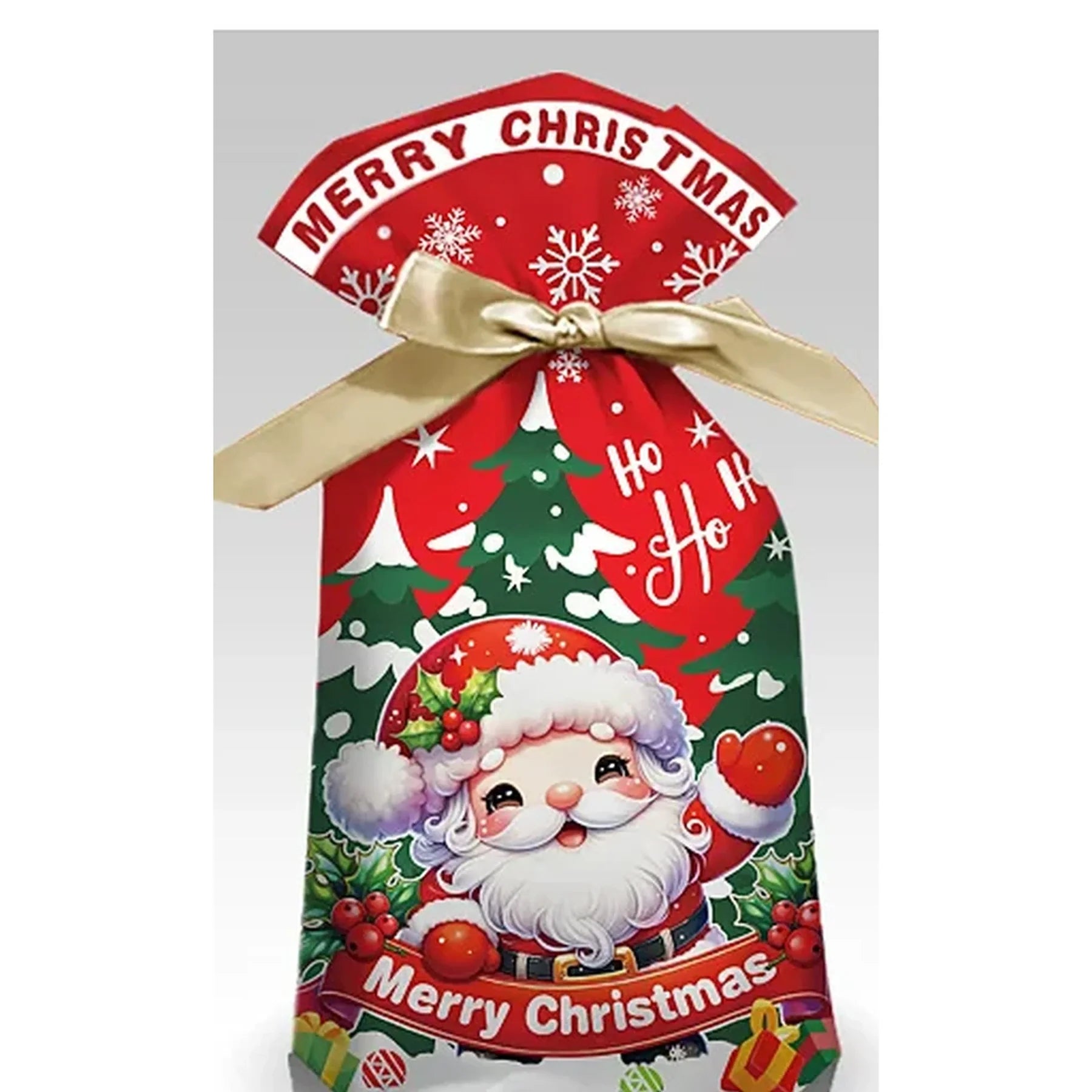 Ribbon Drawstring Christmas Gift Bags – selected style