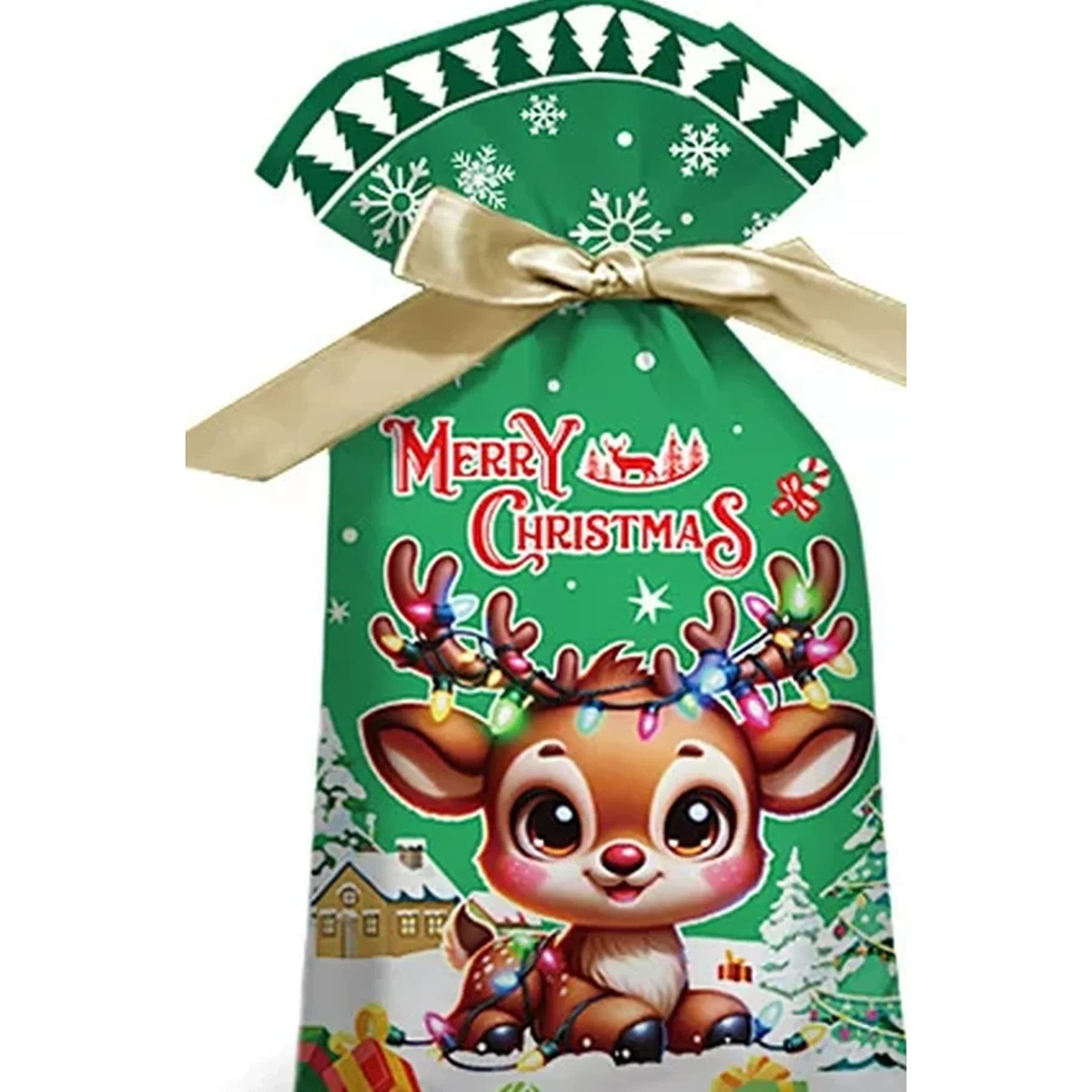 Ribbon Drawstring Christmas Gift Bags – selected style