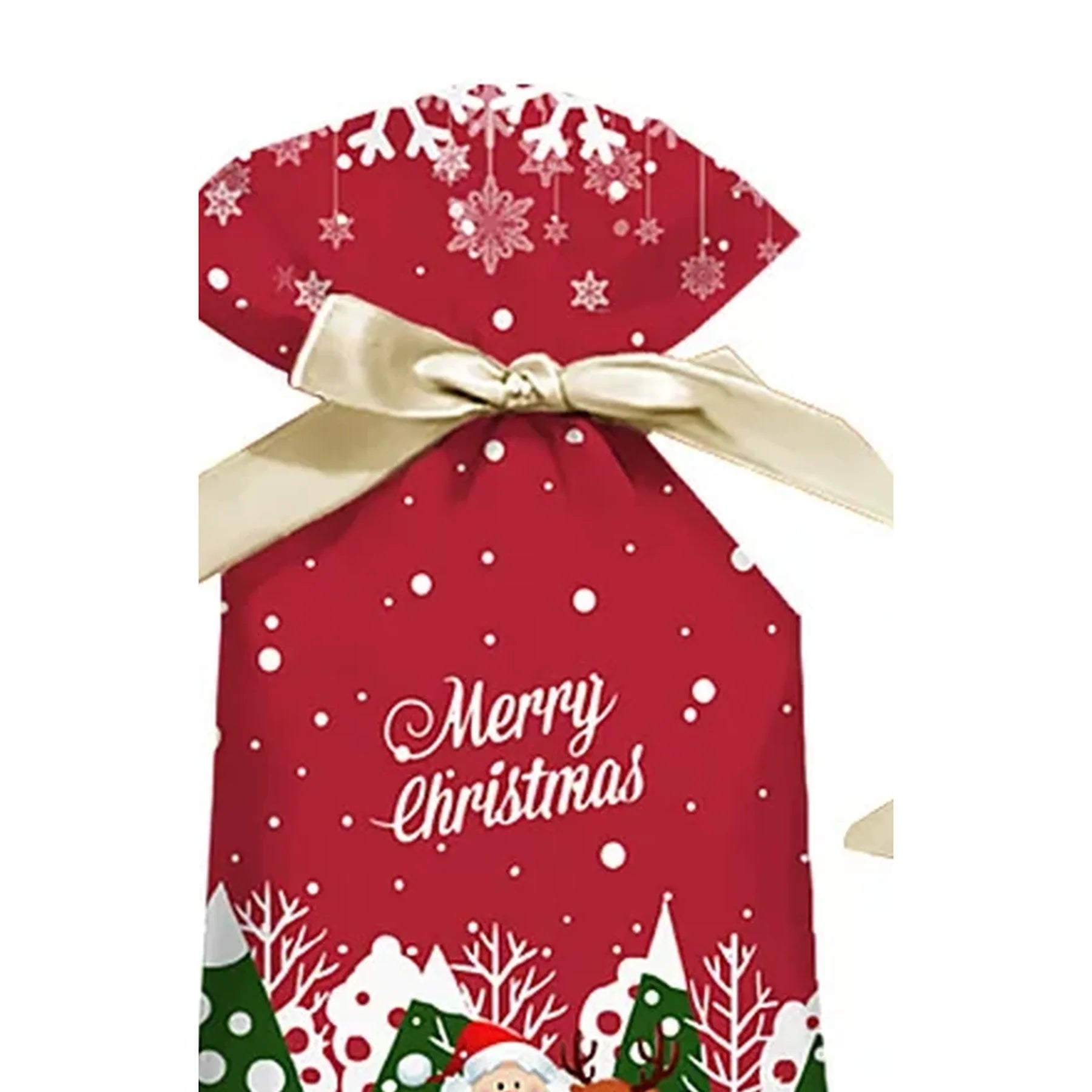 Ribbon Drawstring Christmas Gift Bags – selected style