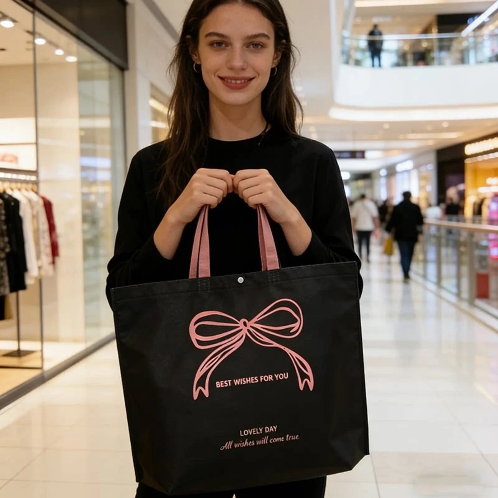 Shoulder-Carry Non-Woven Tote Bags — 20 Styles product view 3