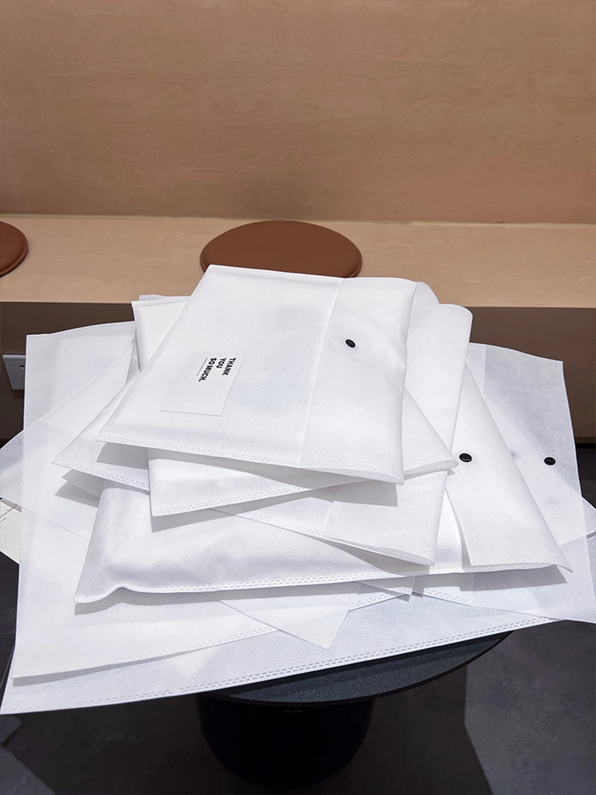 Snap-Closure Non-Woven Garment Packaging Bags — 6 Styles product view 5