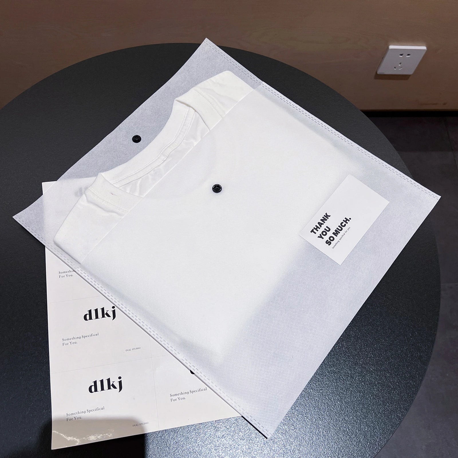 Snap-Closure Non-Woven Garment Packaging Bags — 6 Styles — Garment Packaging Bag — White