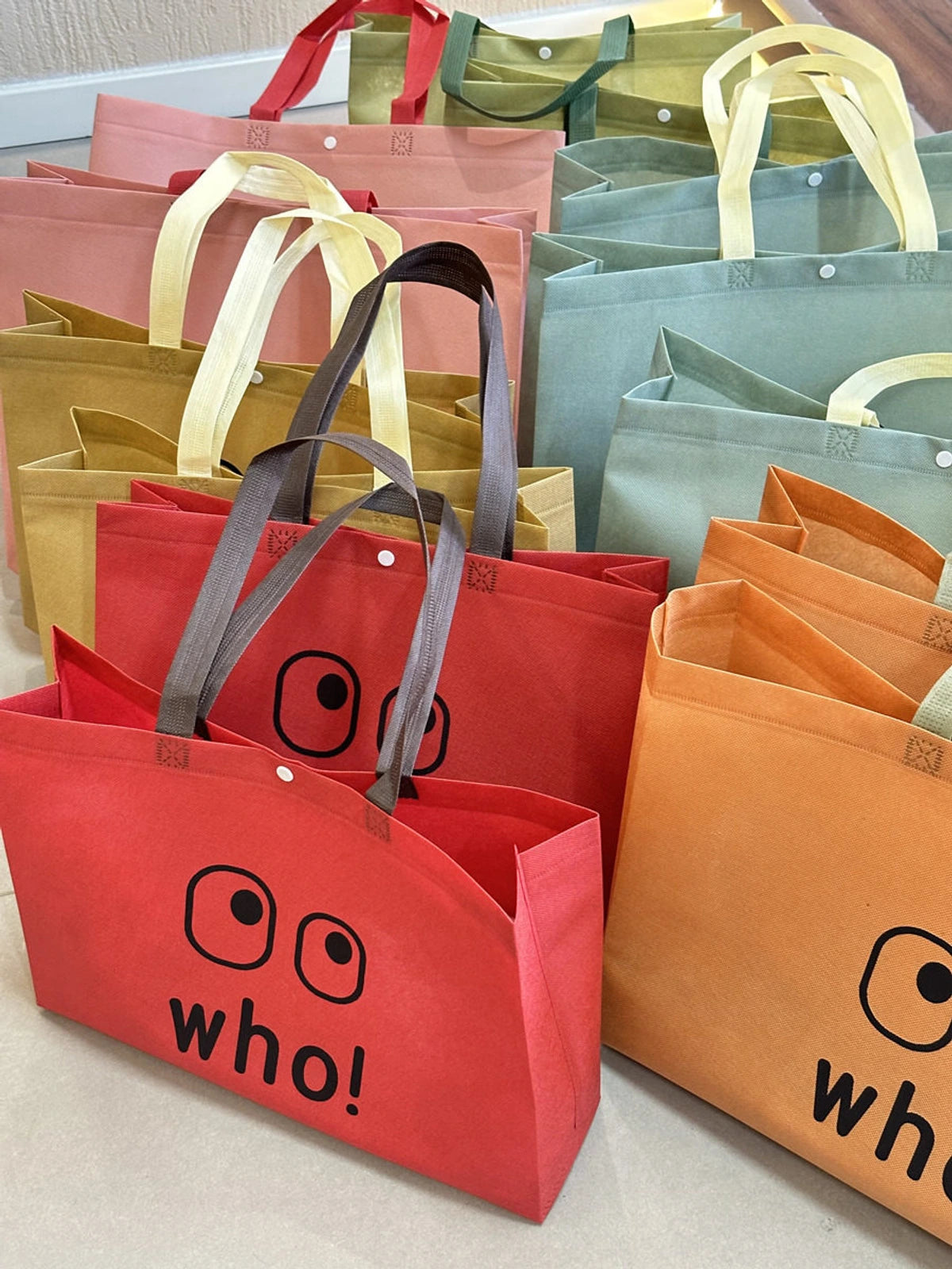 Snap-Closure Non-Woven Tote Bags — 12 Styles product view 1