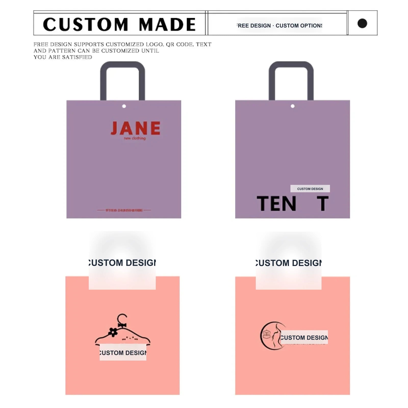 Snap-Closure Non-Woven Tote Bags — 3 Styles product view 4