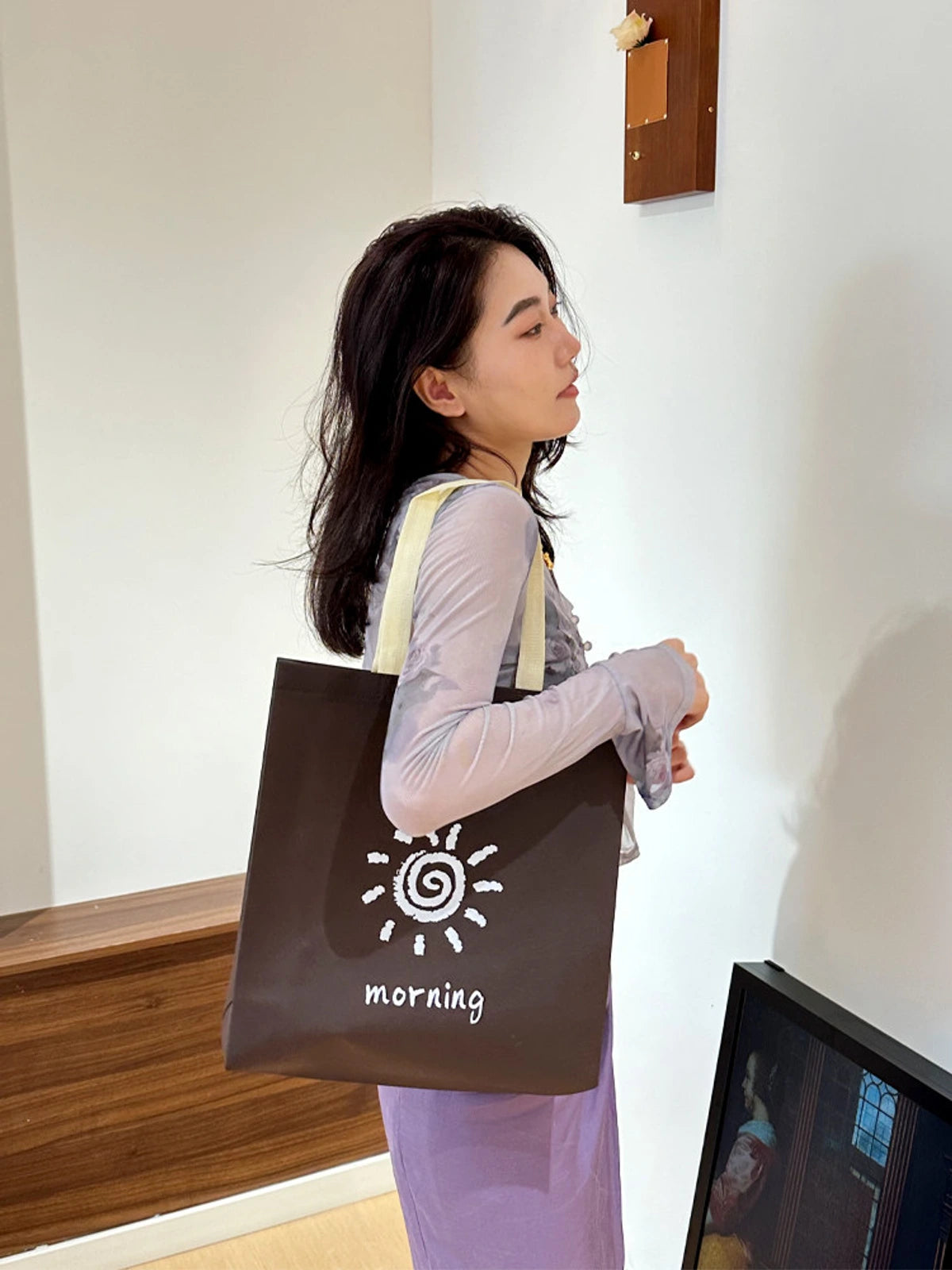 Snap-Closure Non-Woven Tote Bags — 4 Styles product view 4