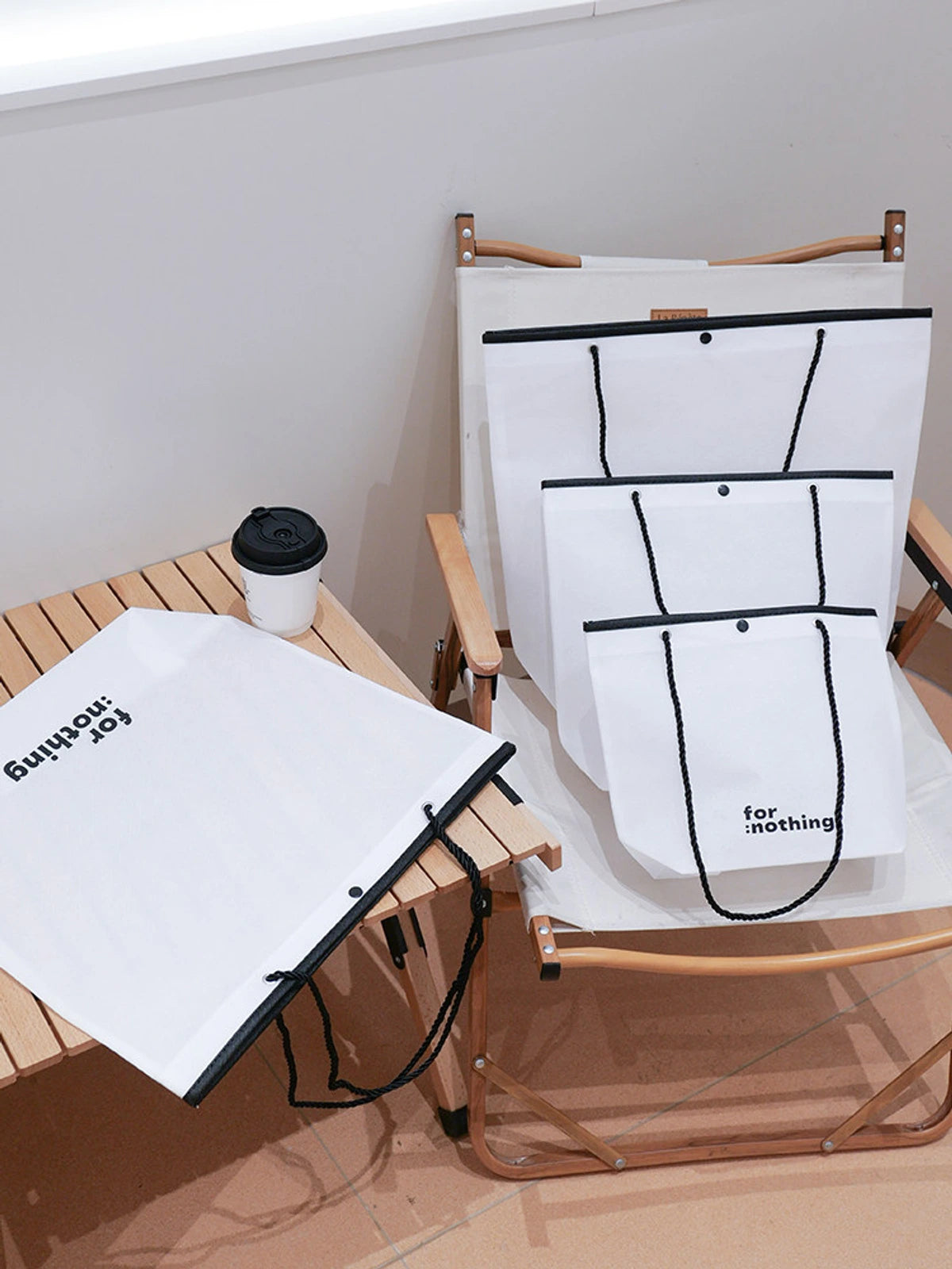 Stitched Non-Woven Garment Packaging Bags — 6 Styles product view 5