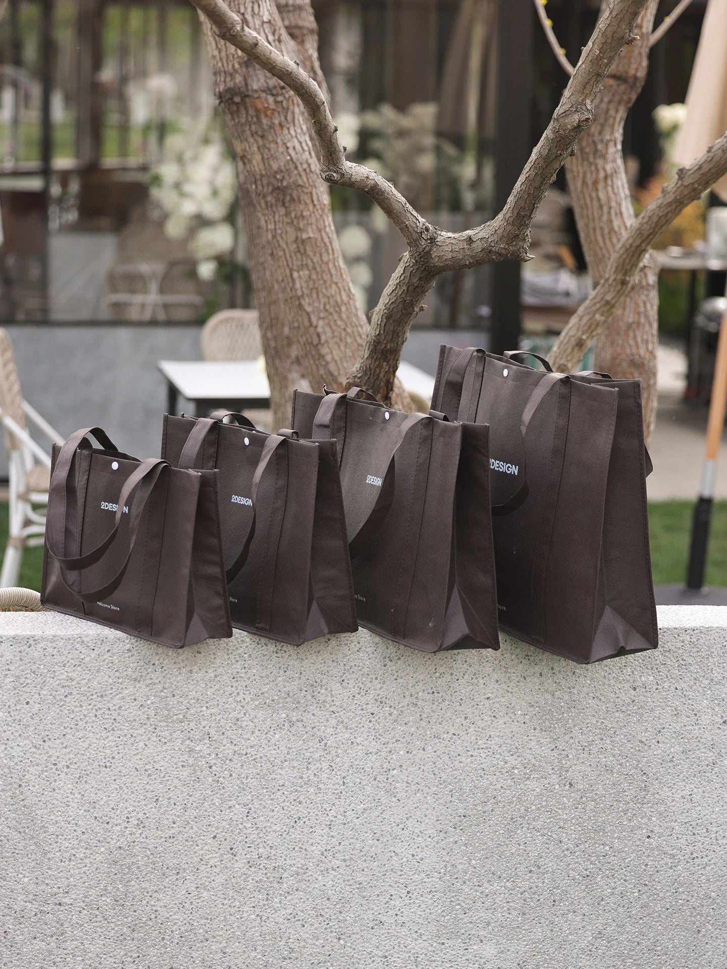 Stitched Non-Woven Tote Bags — 6 Styles product view 5