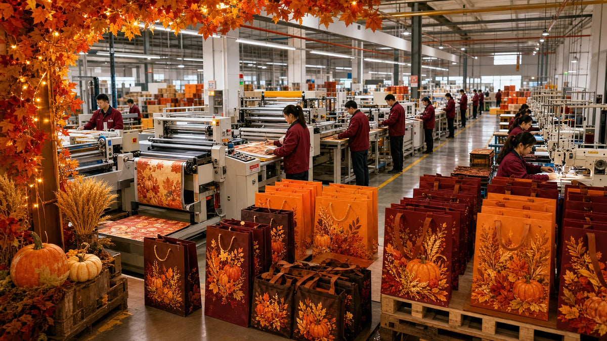 thanksgiving bag mass production