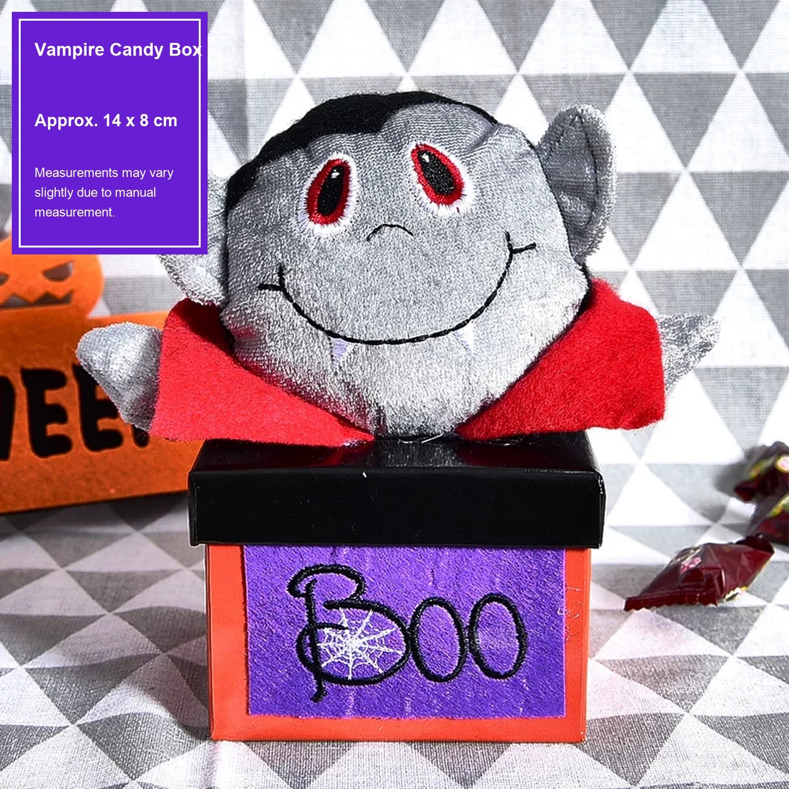 Plush Halloween Treat Bags and Candy Containers - 33168152587