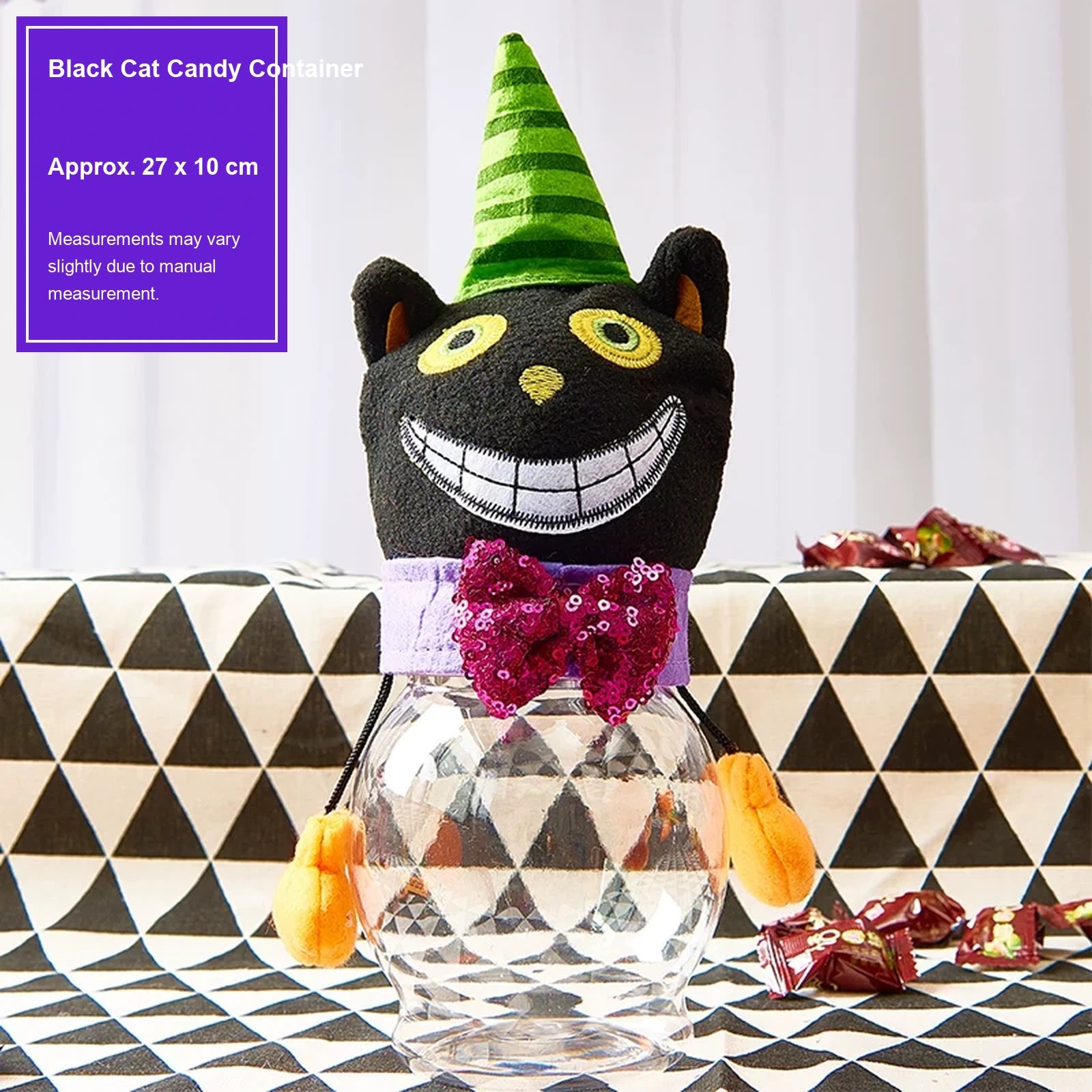 Plush Halloween Treat Bags and Candy Containers - 33168152588